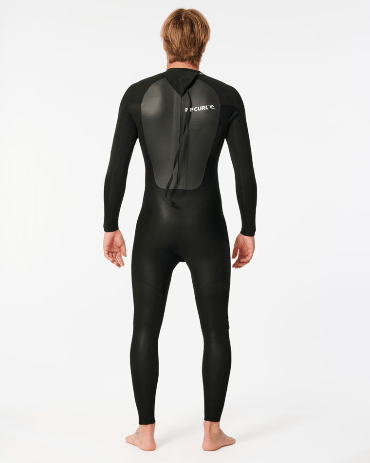 Rip Curl Men's Omega 4/3 Back Zip Fullsuit-Black