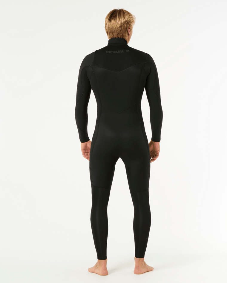 Rip Curl Men's Dawn Patrol 3/2 Chest Zip Fullsuit- Black