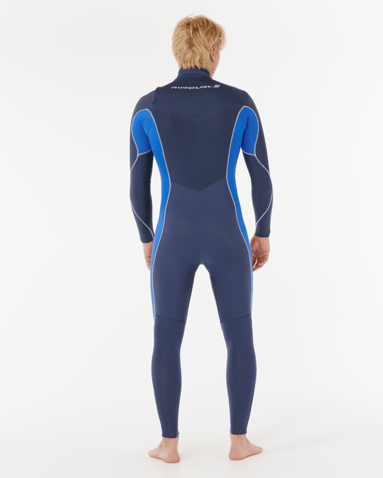 Rip Curl Men's Dawn Patrol 3/2 Chest Zip Fullsuit- Electric Cobalt