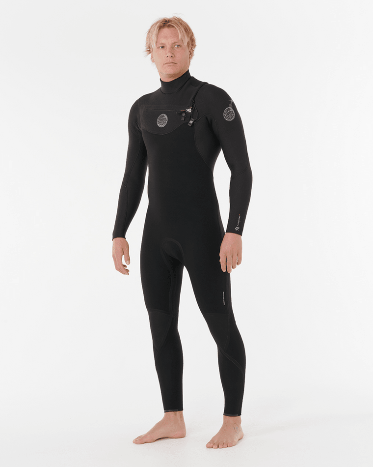 Rip Curl Flashbomb 3/2 Chest Zip Fullsuit- Black