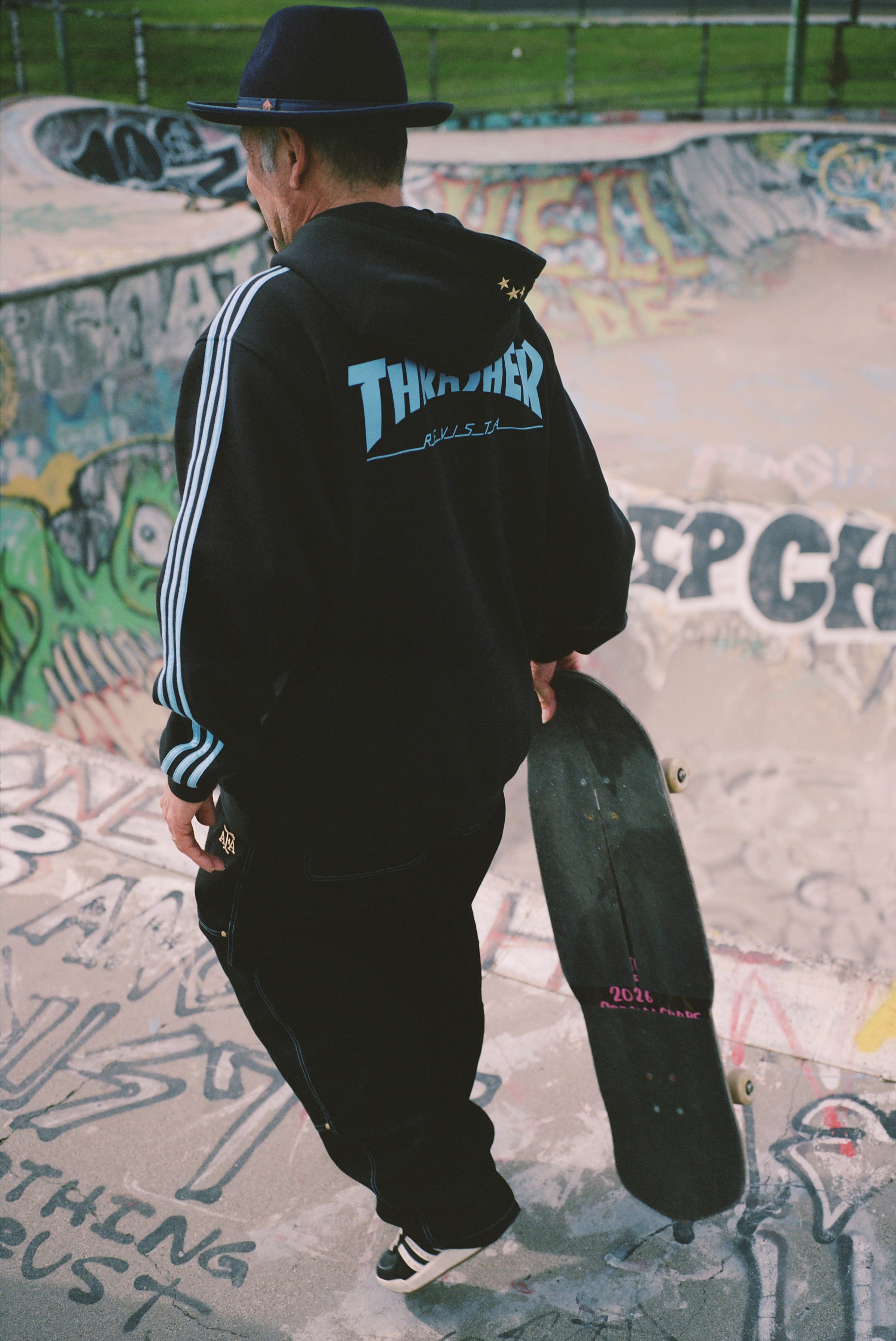 Argentina x Thrasher P/O Hoodie - Black