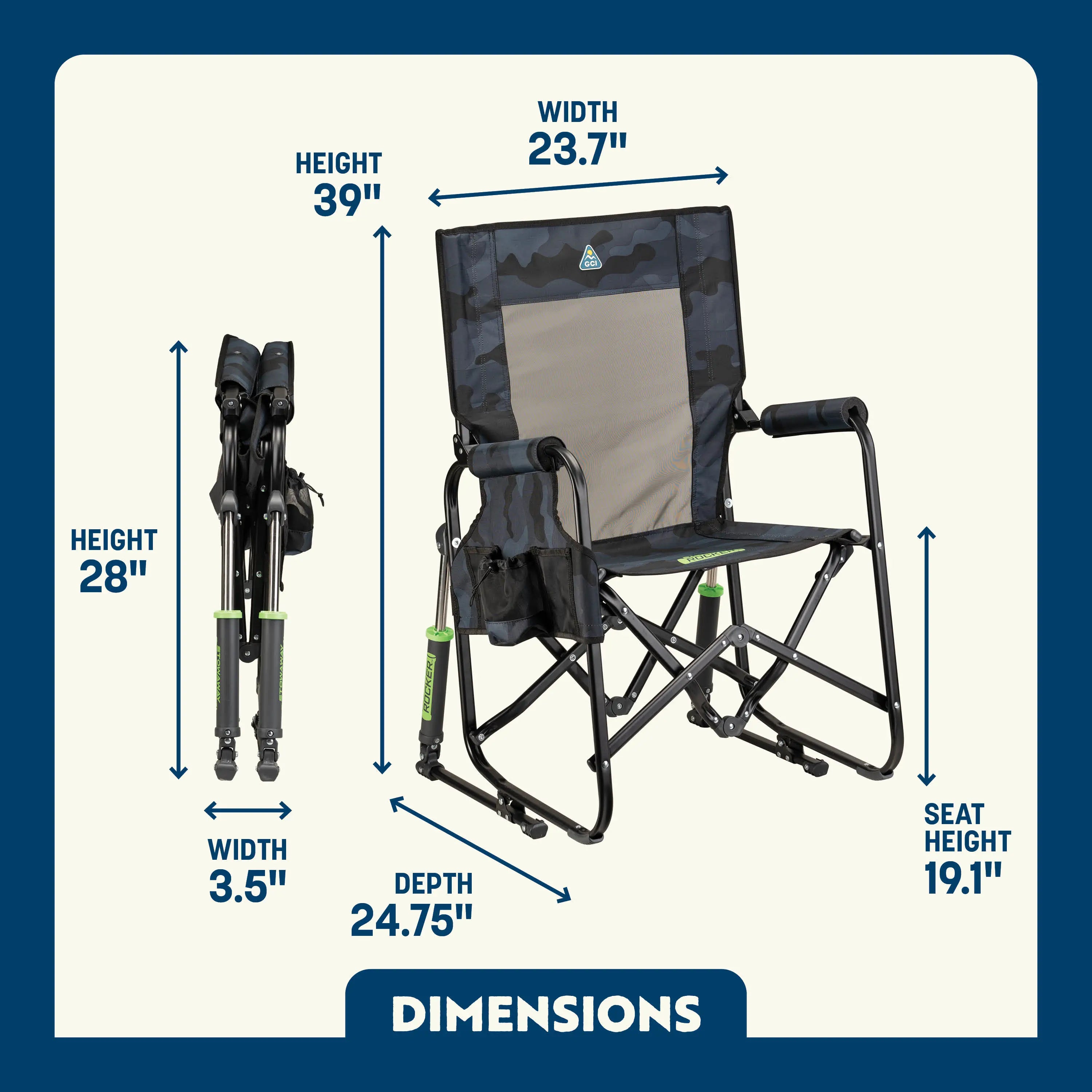 Stowaway Rocker™ Chair