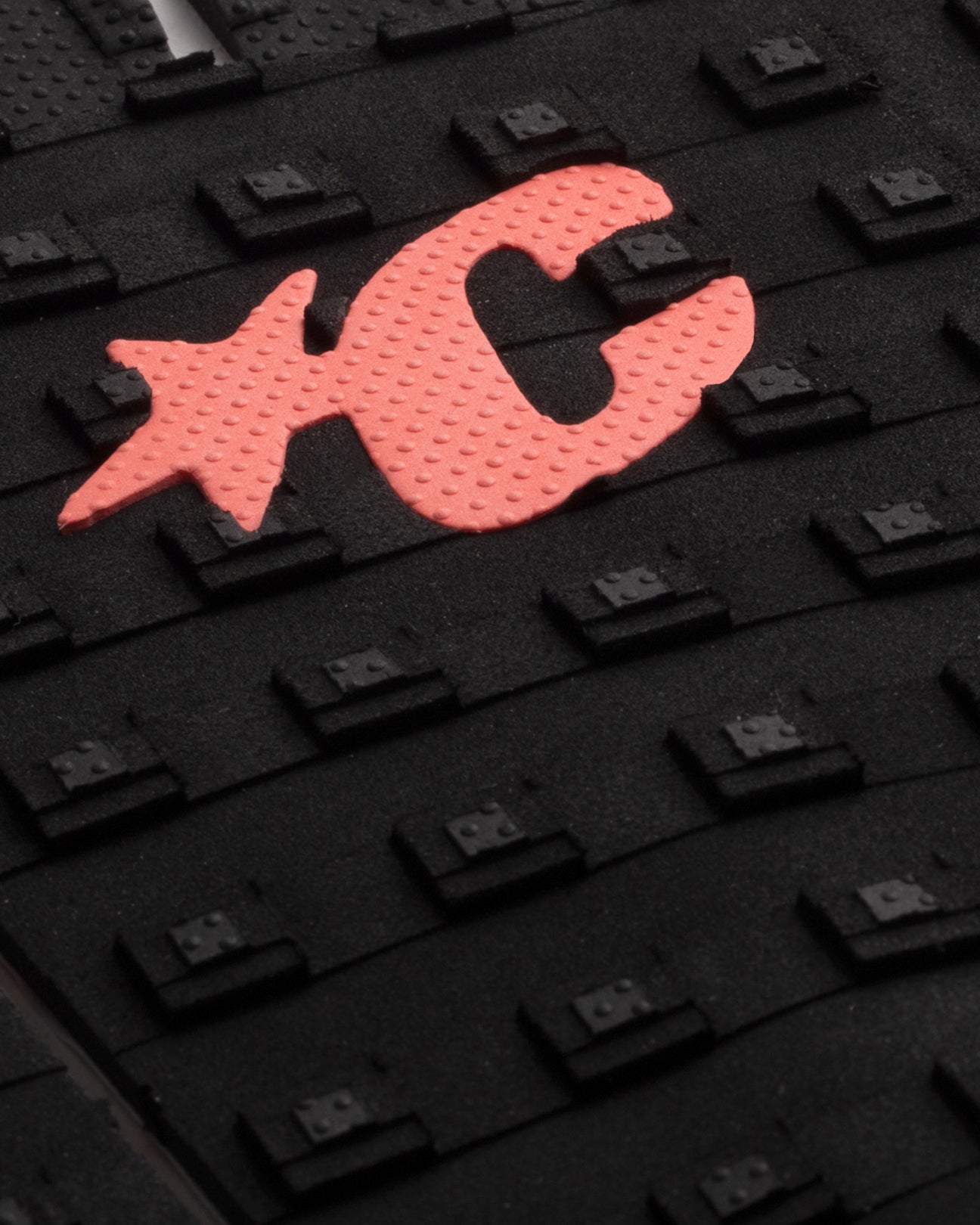 Ethan Ewing Signature Traction Pad | Pin Tail-BLACK FLURO RED