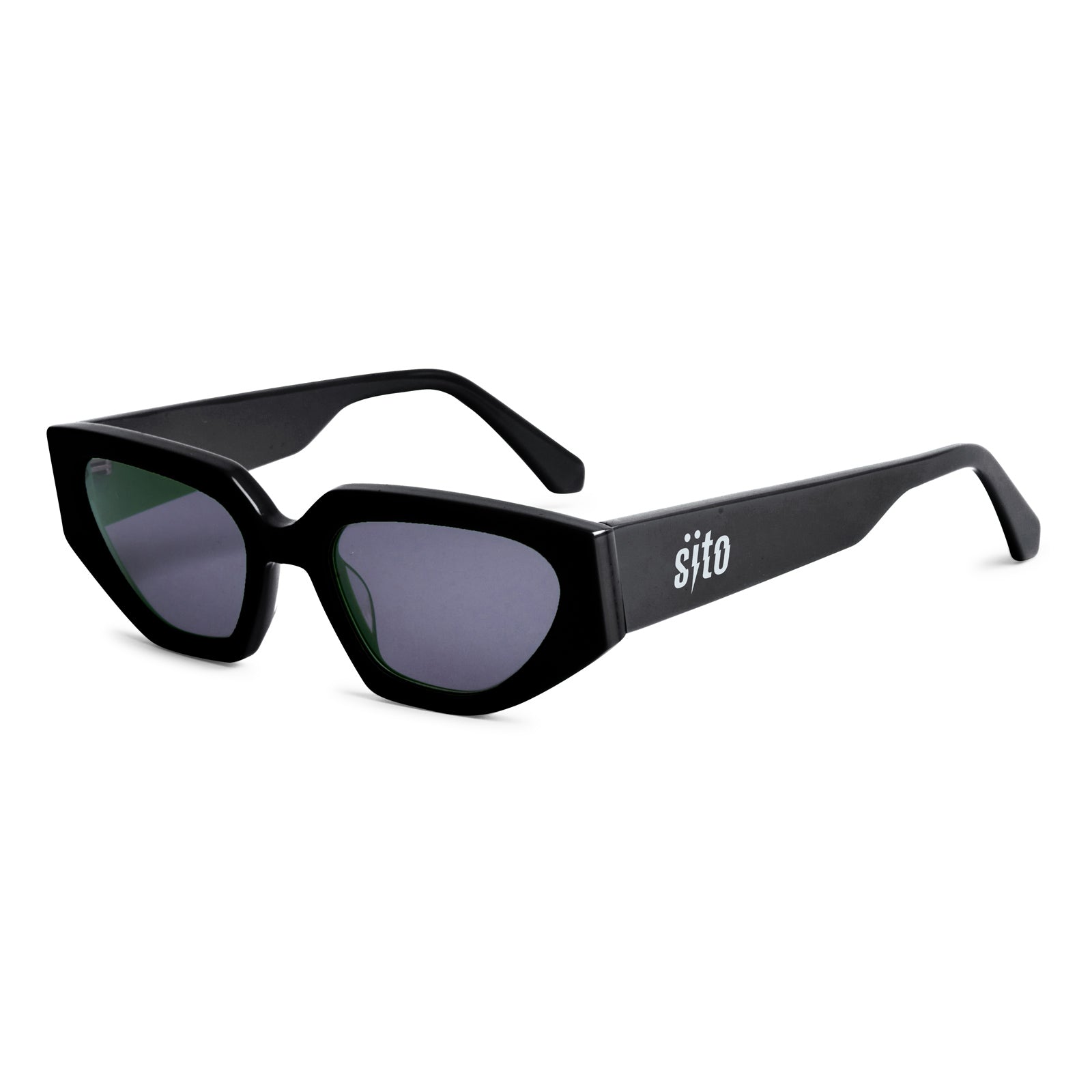 Sito Shades Unisex AXIS Sunglasses - Black / Iron Grey Polar 