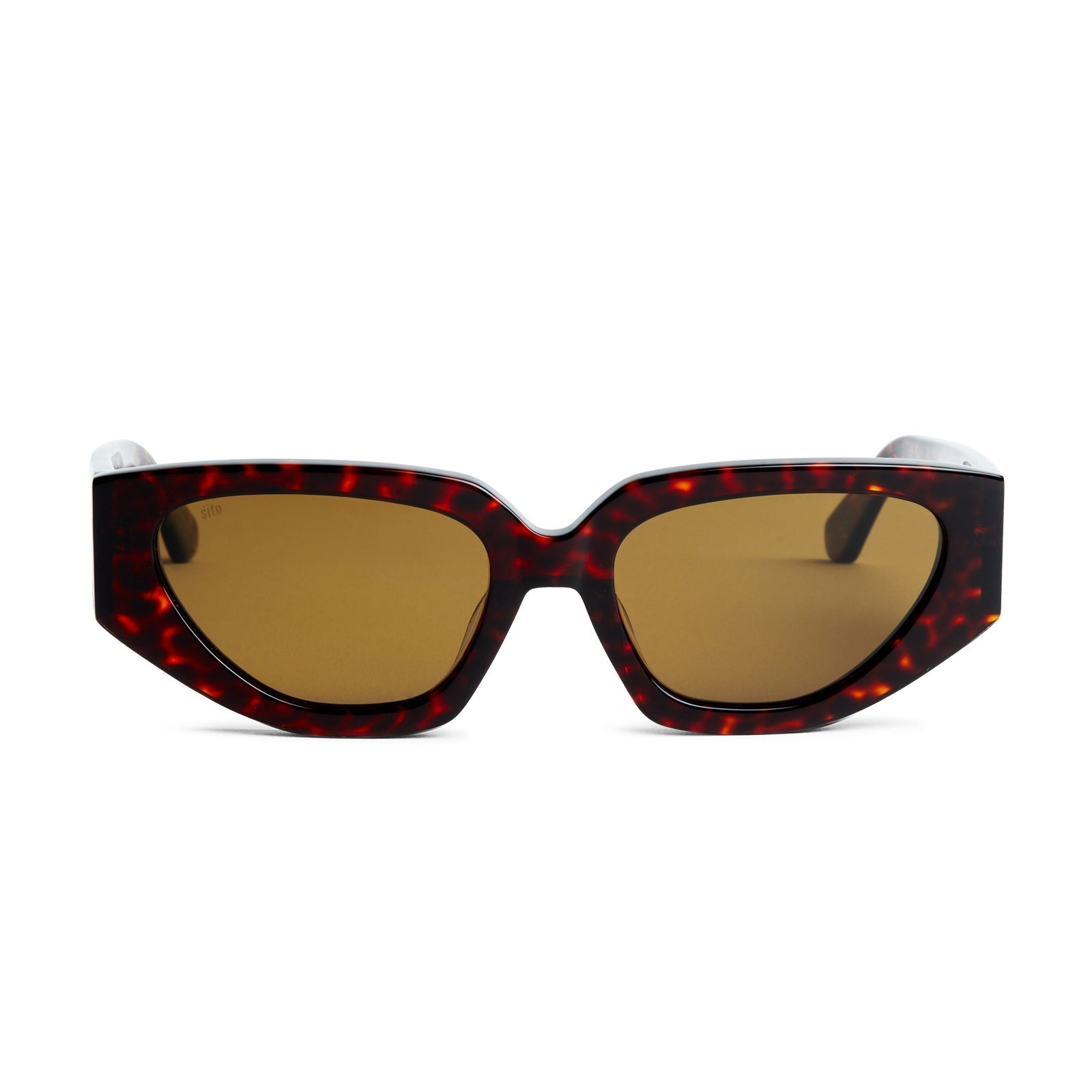 Sito Shades Unisex AXIS Sunglasses - Cheetah / Coffee Polar 