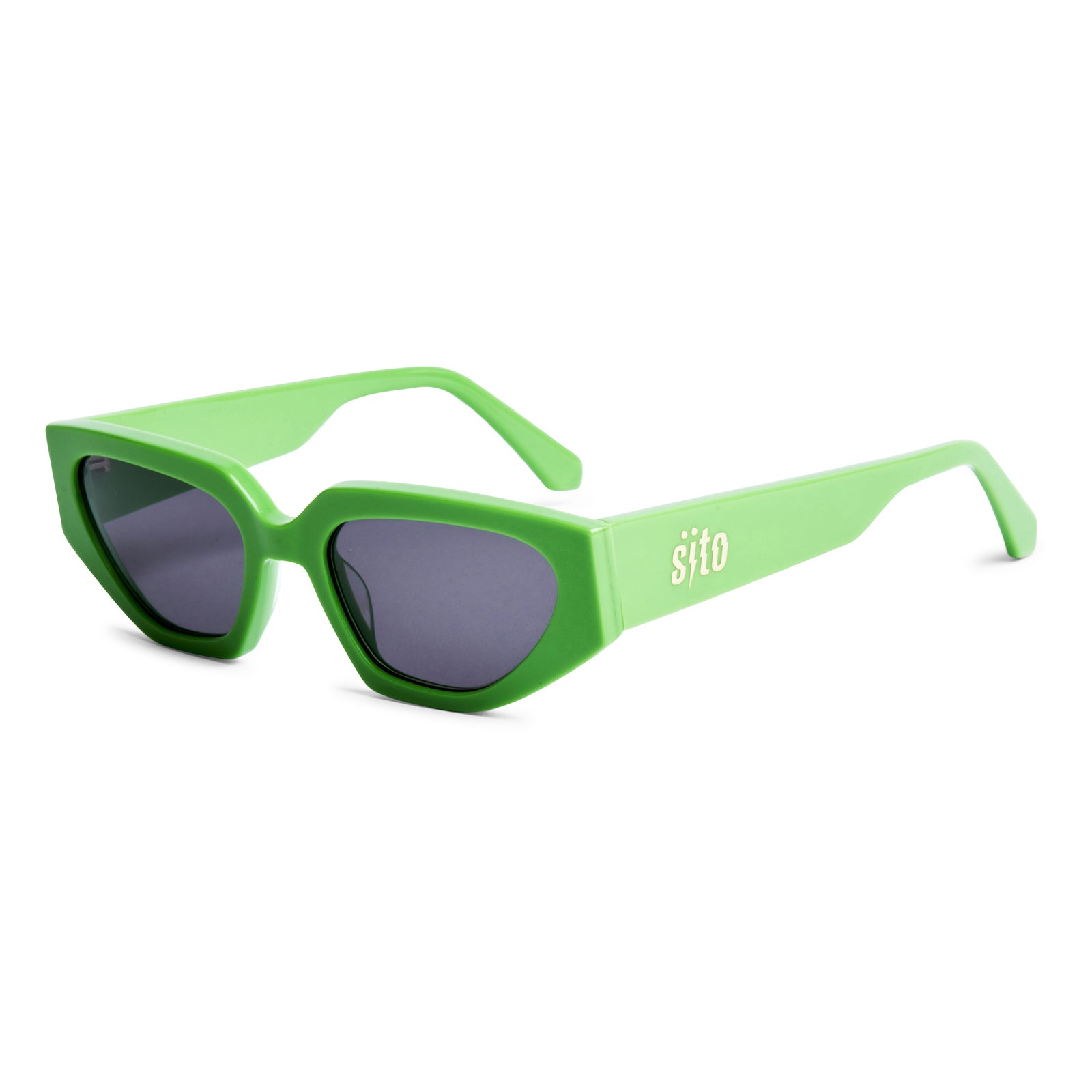 Sito Shades Unisex AXIS Sunglasses - Green Flash / Iron Grey Polar 