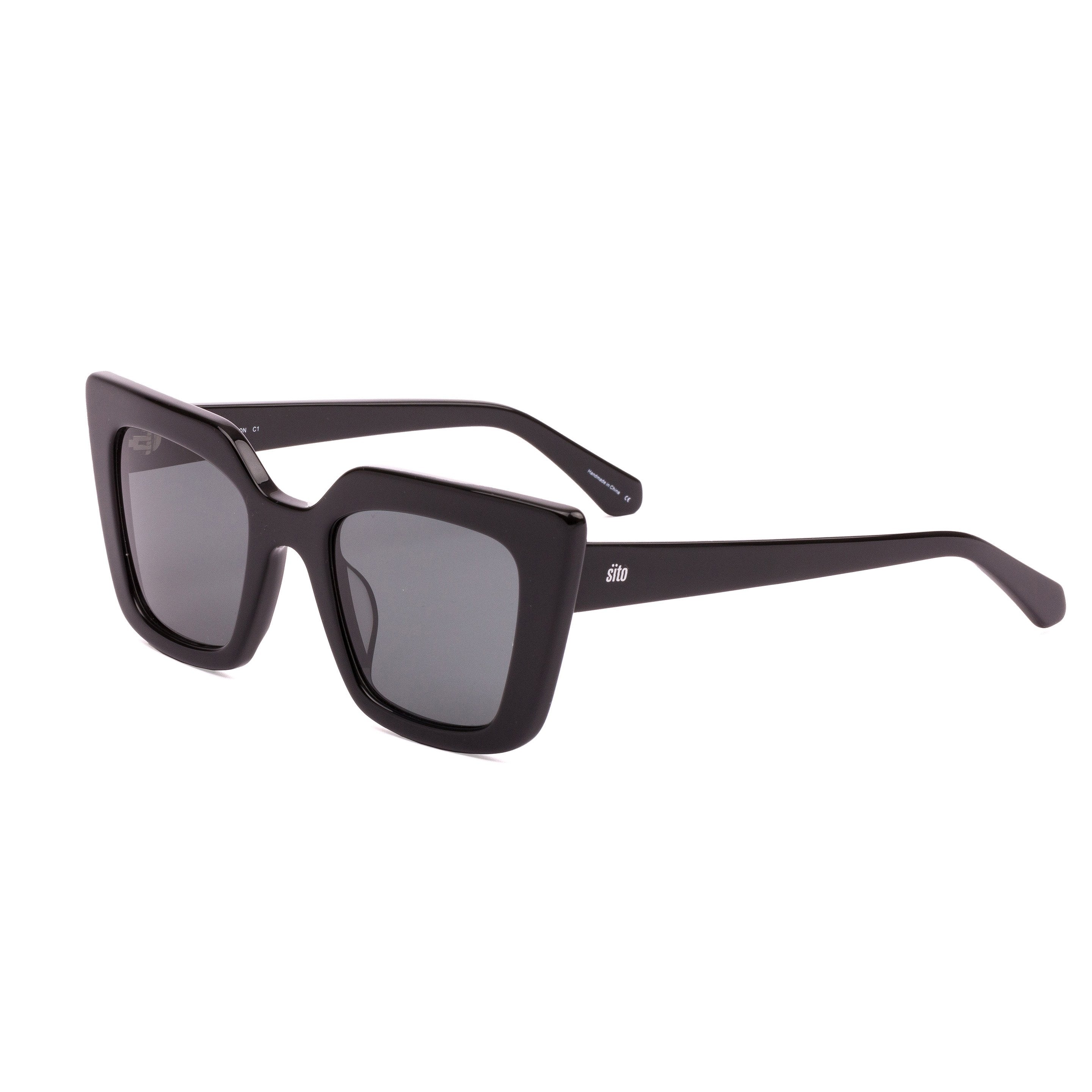 Sito Sunglasses Women's CULT VISION Sunglasses - Black Polarized 