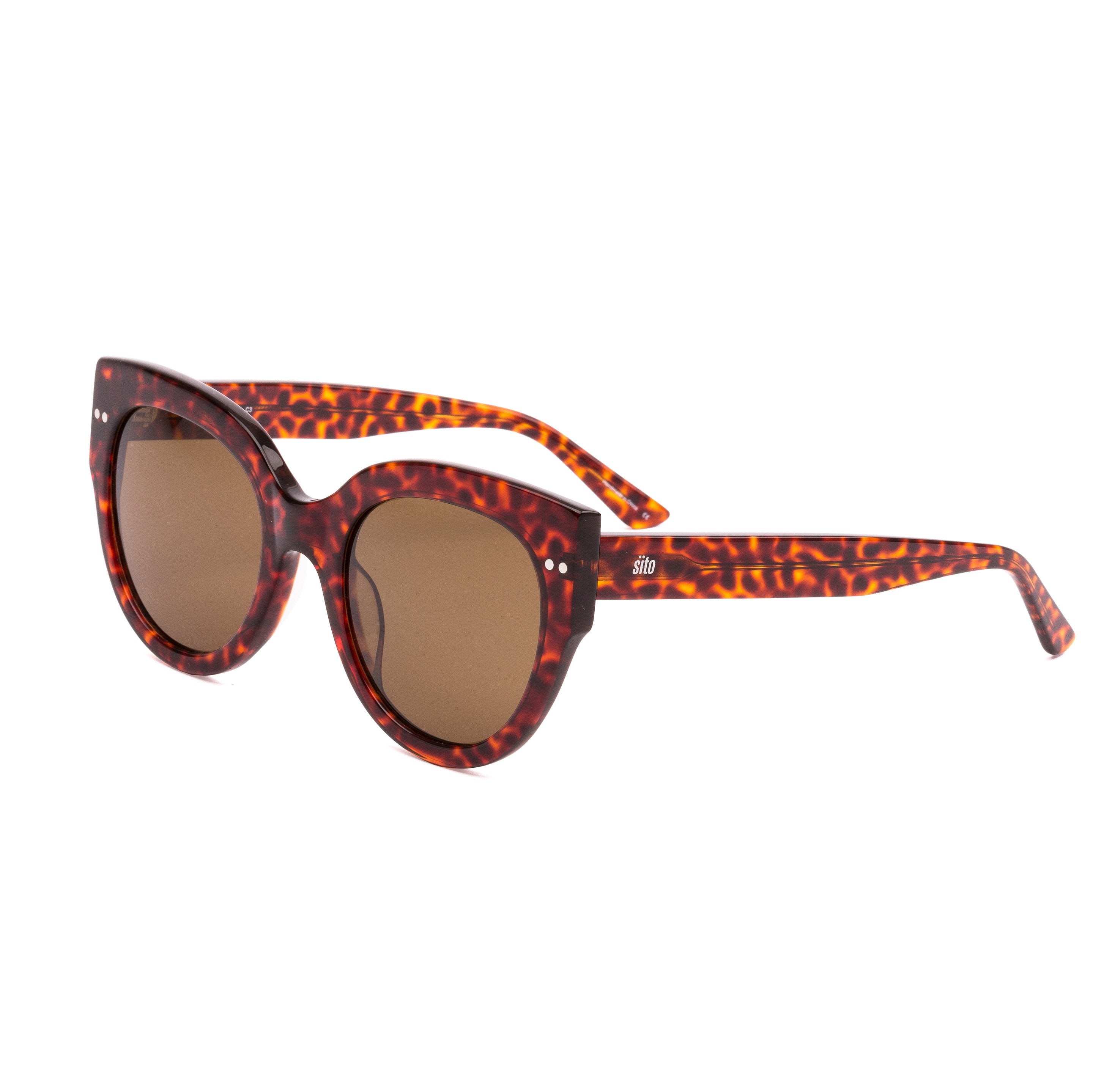 Sito Shades Women's GOOD LIFE Sunglasses - Cheetah Polarized 