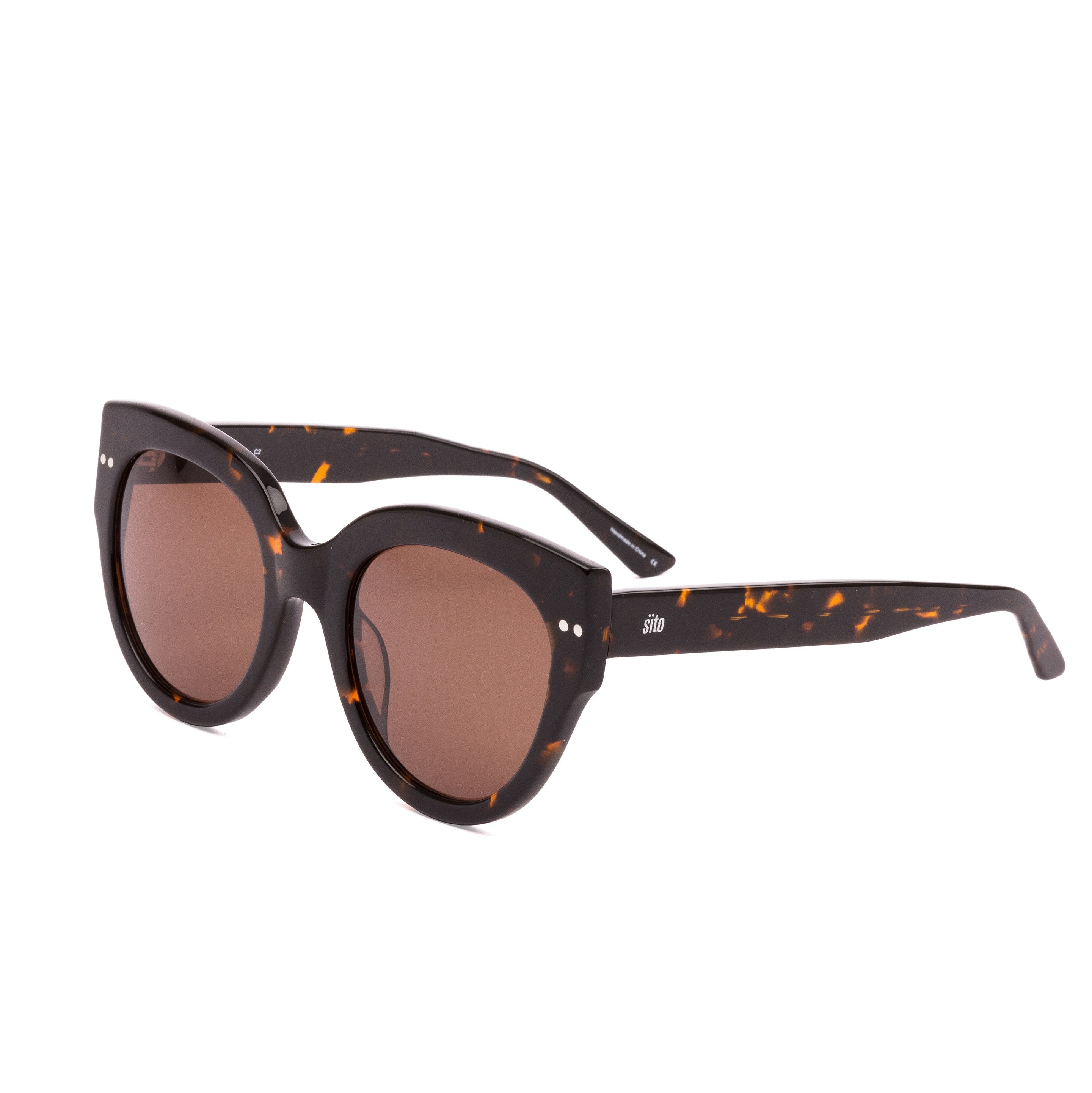 Sito Shades Women's GOOD LIFE Sunglasses - Havana Polarized 