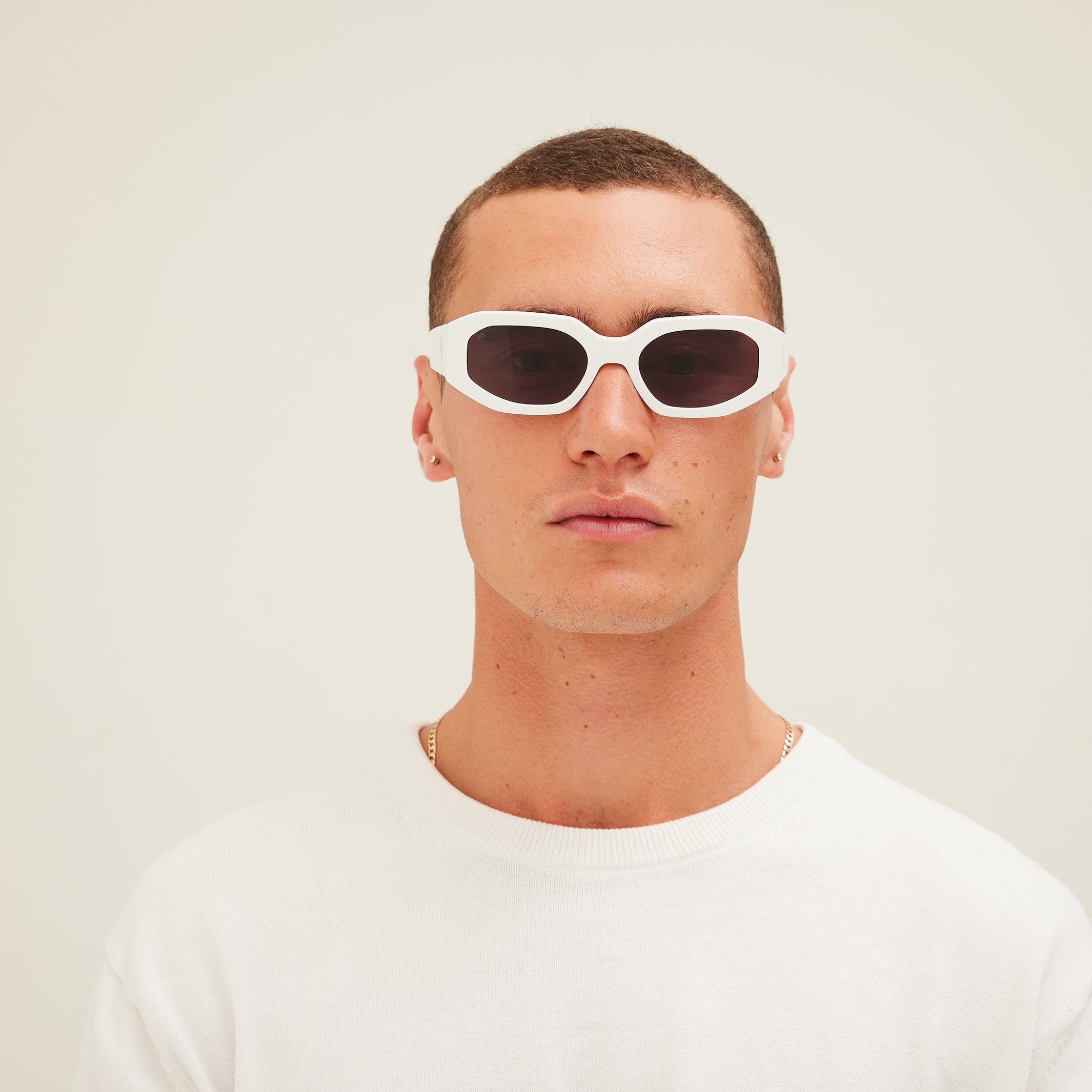 Sito Shades Unisex JUICY Sunglasses - White / Iron Grey Polar 