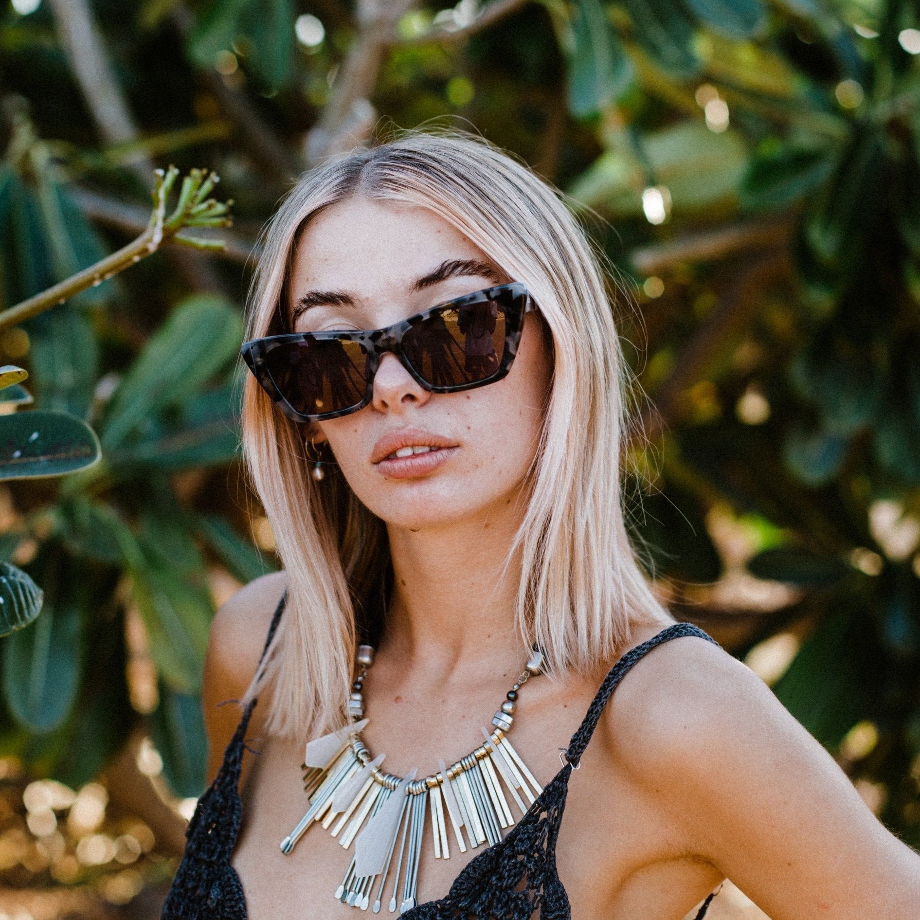 Sito Shades Unisex WONDERLAND Sunglasses -Black Tort Polarized 