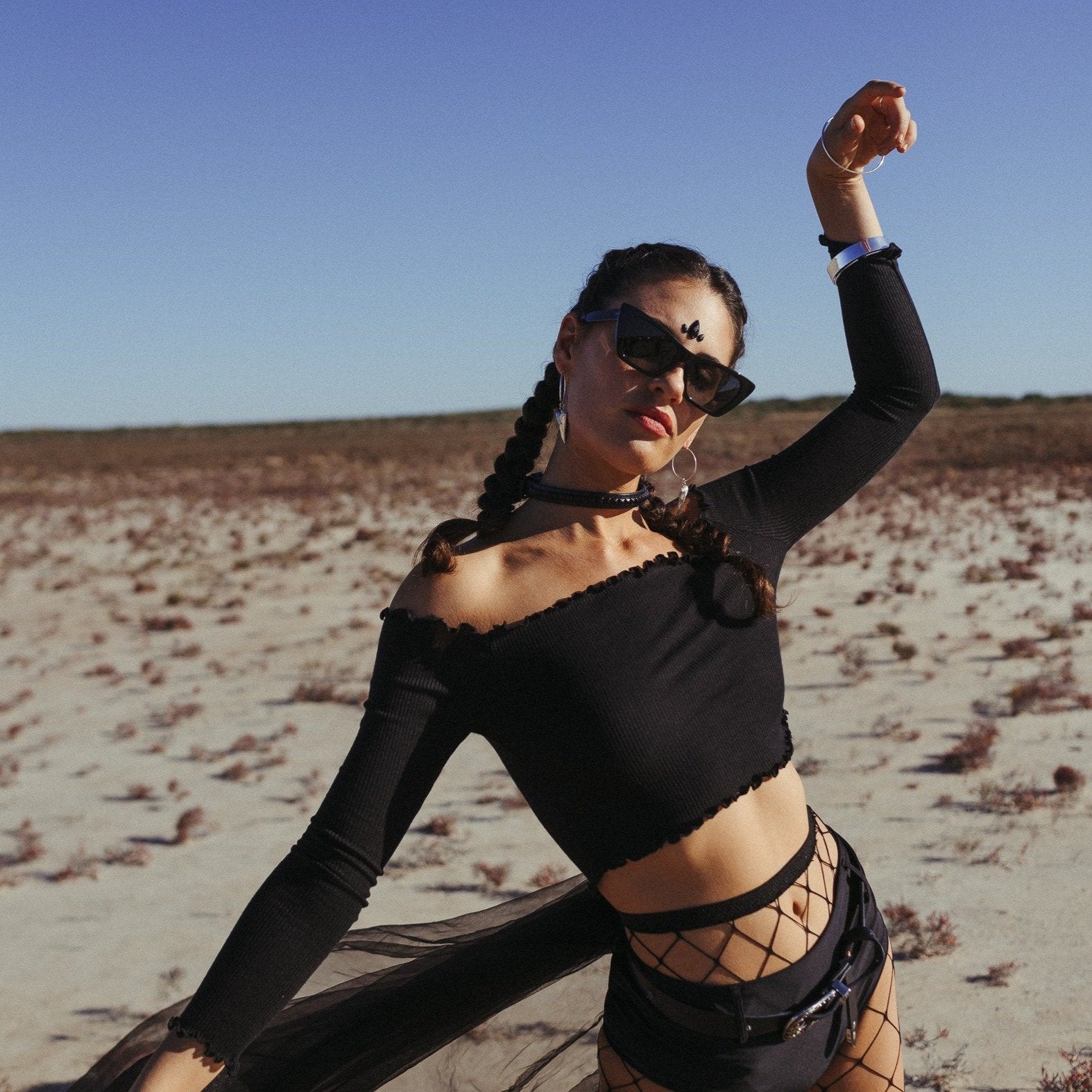 Sito Shades Unisex WONDERLAND Sunglasses - Black Polarized 