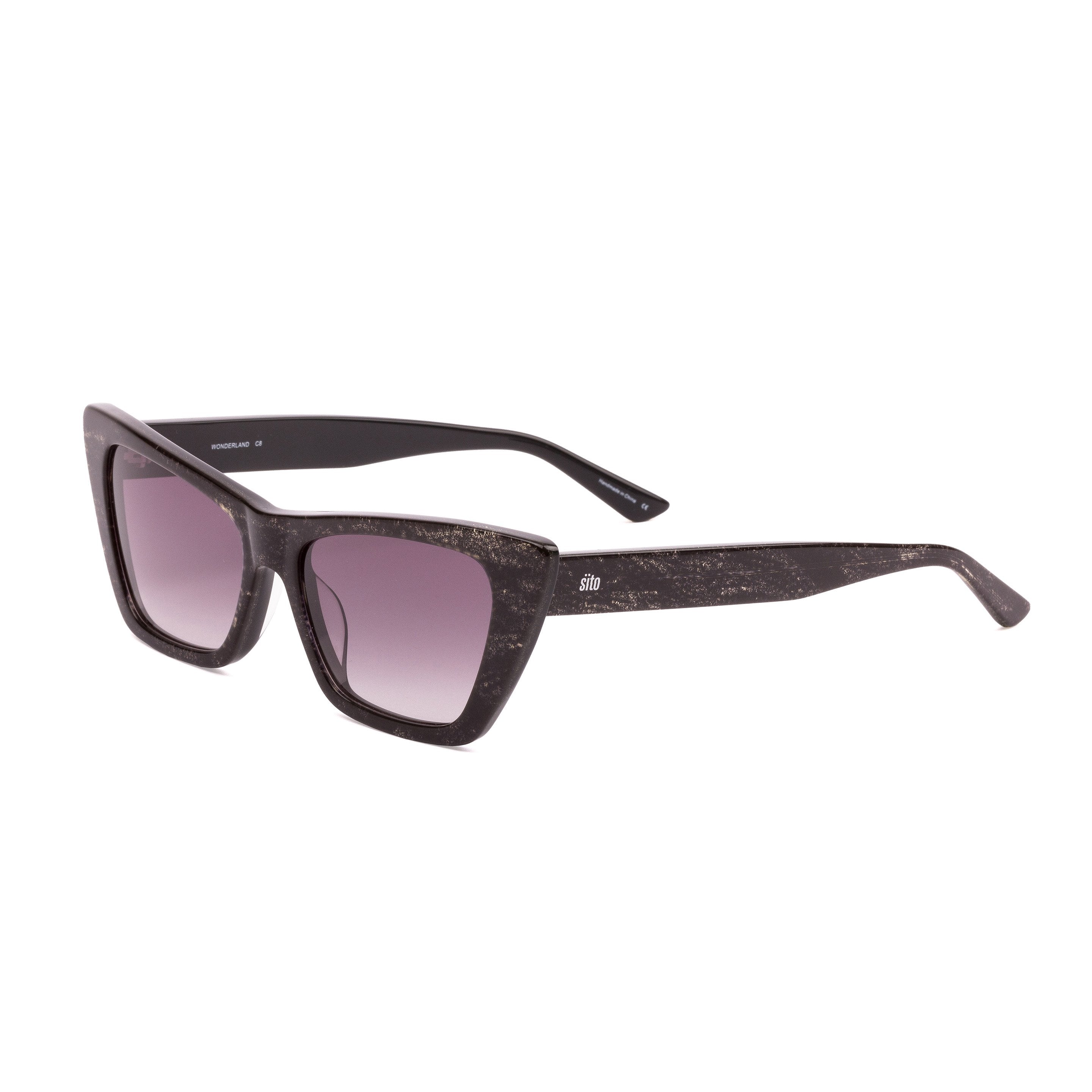 Sito Shades Unisex WONDERLAND Sunglasses - Black Mamba Polarized