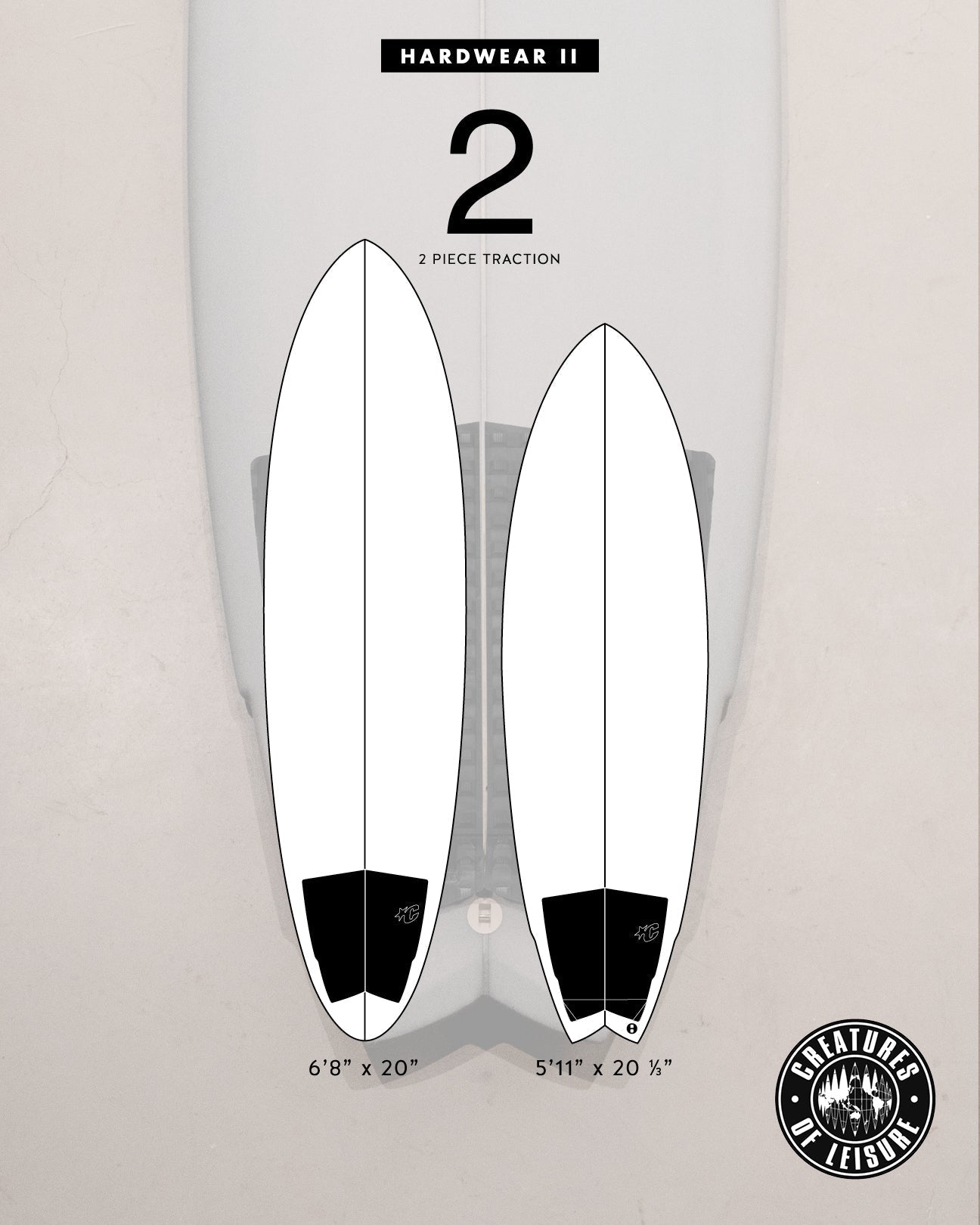 Creatures of Leisure Hardwear II Flat Traction Pad