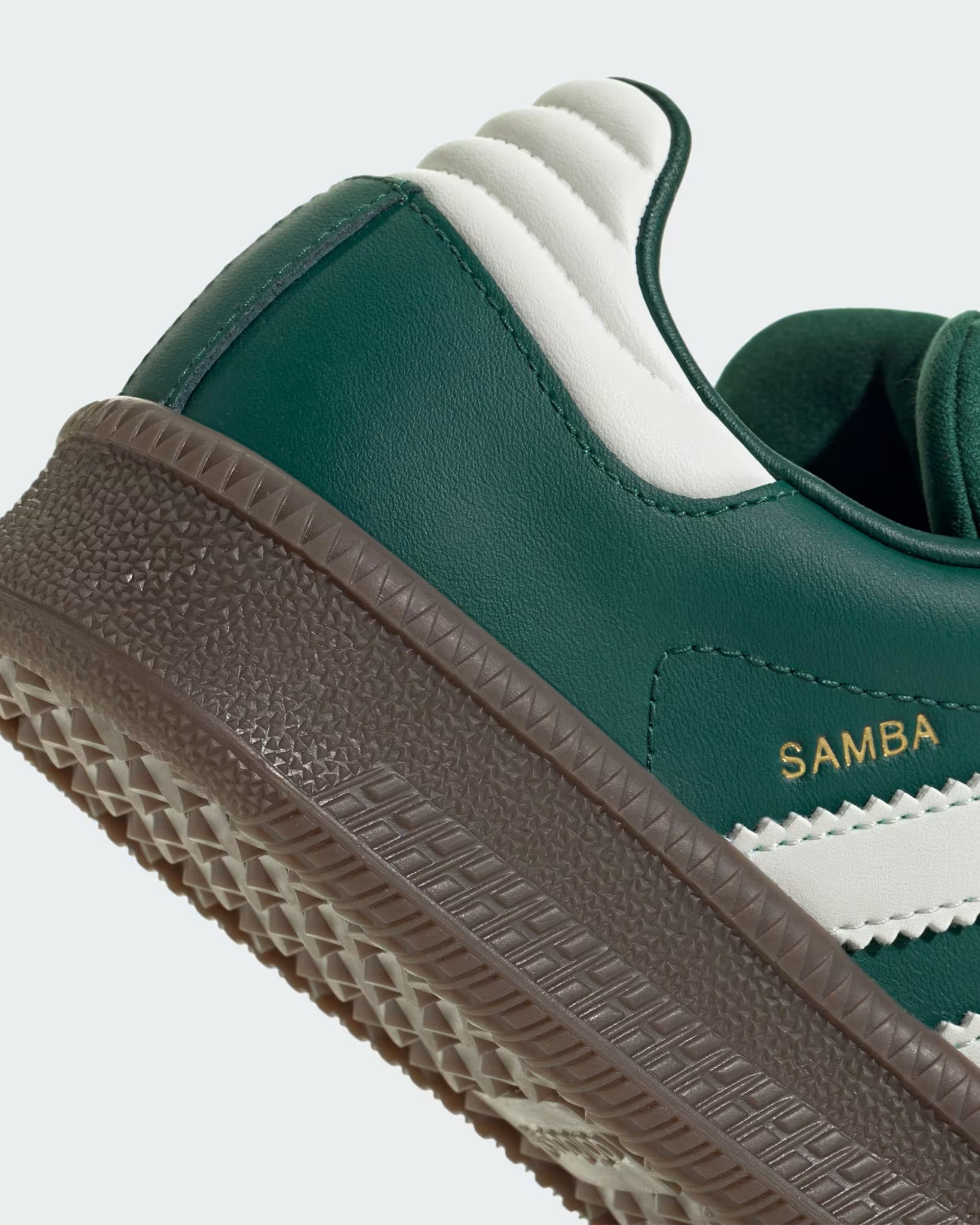 Adidas Kid's (8-16) Samba XLG Shoes - Collegiate Green/Core White/Gum