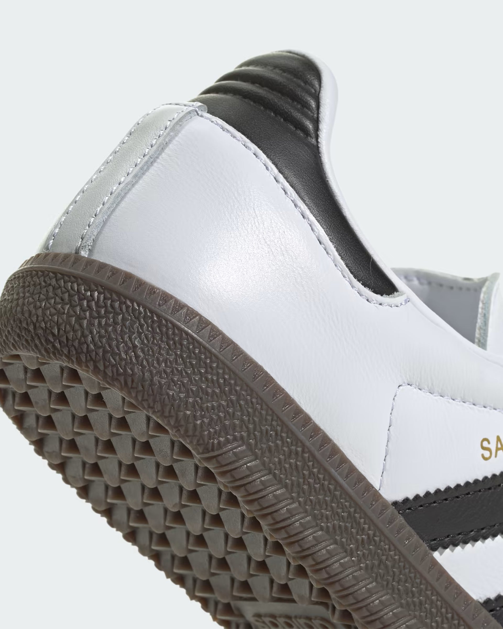 Adidas Kids (8-16) Samba OG Shoes - Cloud White/Core Black/Gum