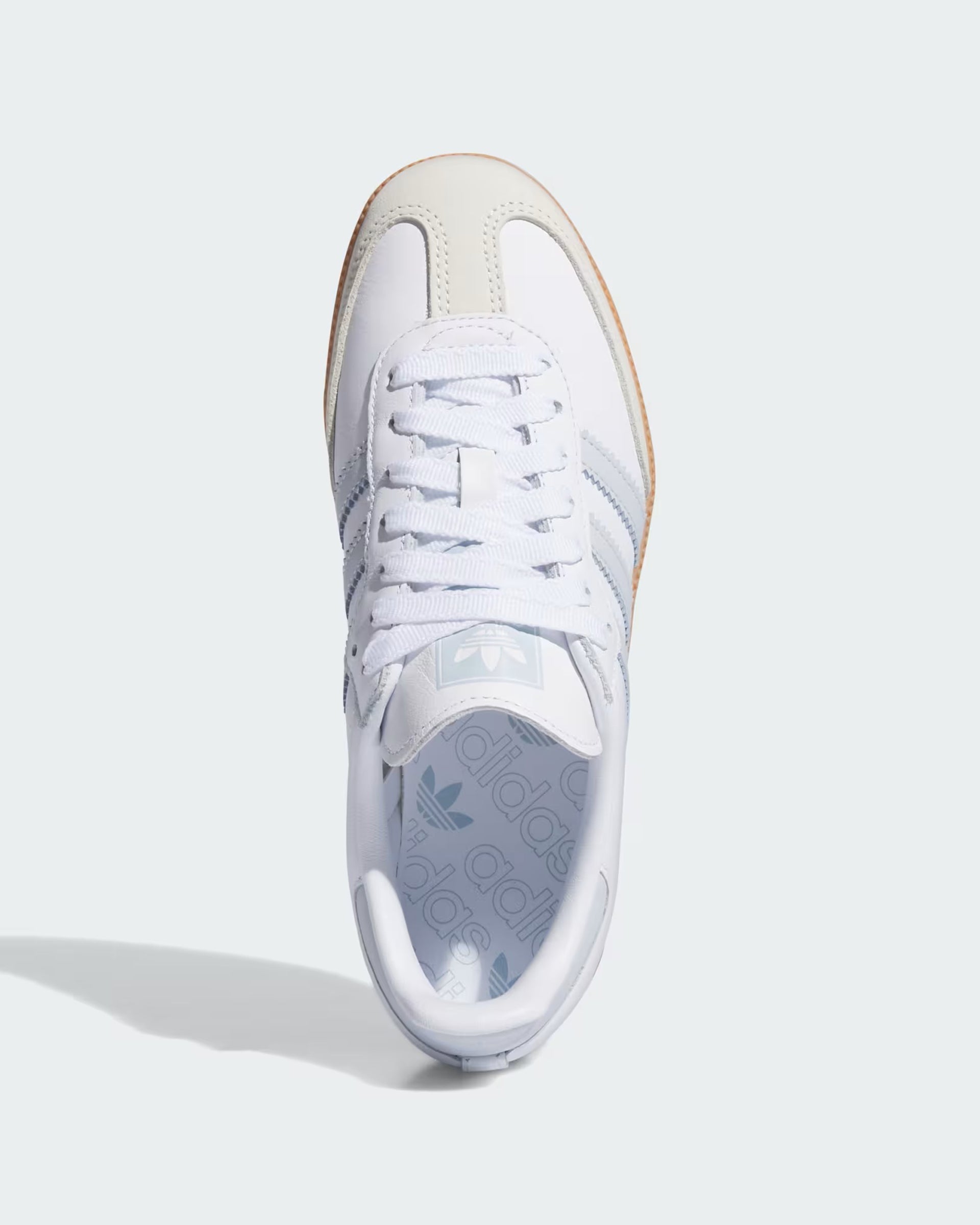 Adidas Women's Samba OG Shoes - Cloud White/Halo Blue/Off White