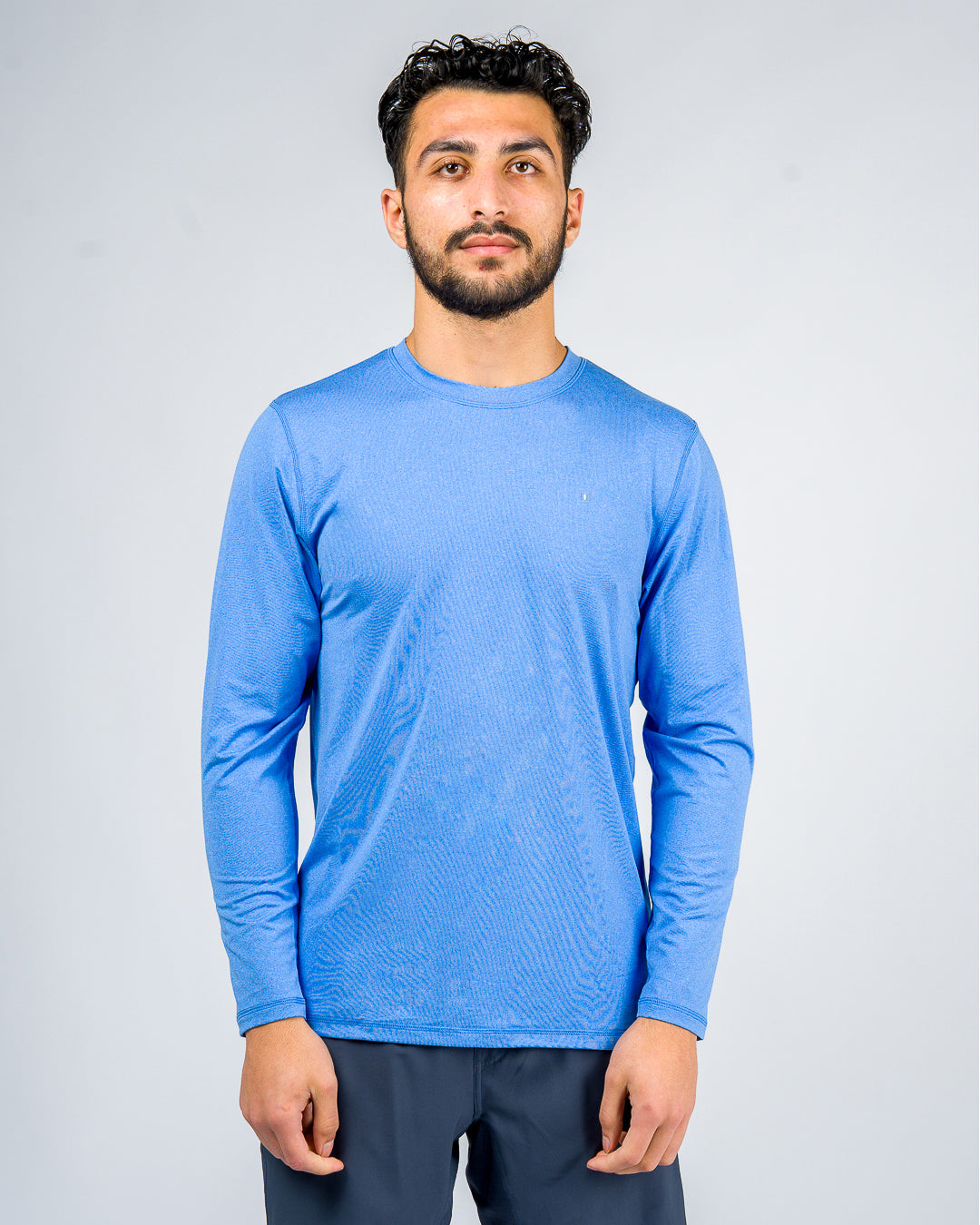 Antix L/S Tee - Heather Blue