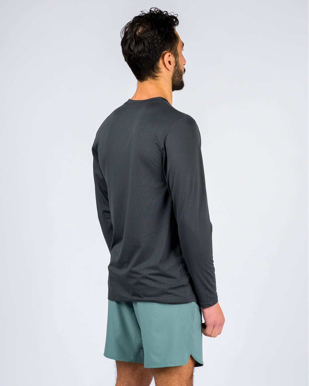 Antix L/S Tee - Heather Charcoal