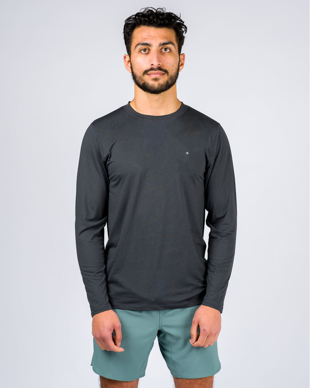 Antix L/S Tee - Heather Charcoal