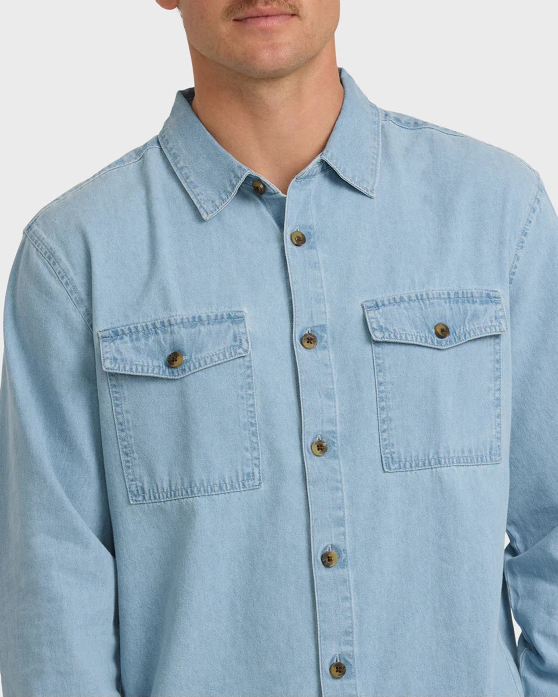 Billabong Bong Days L/S Shirt - Cloud Blue