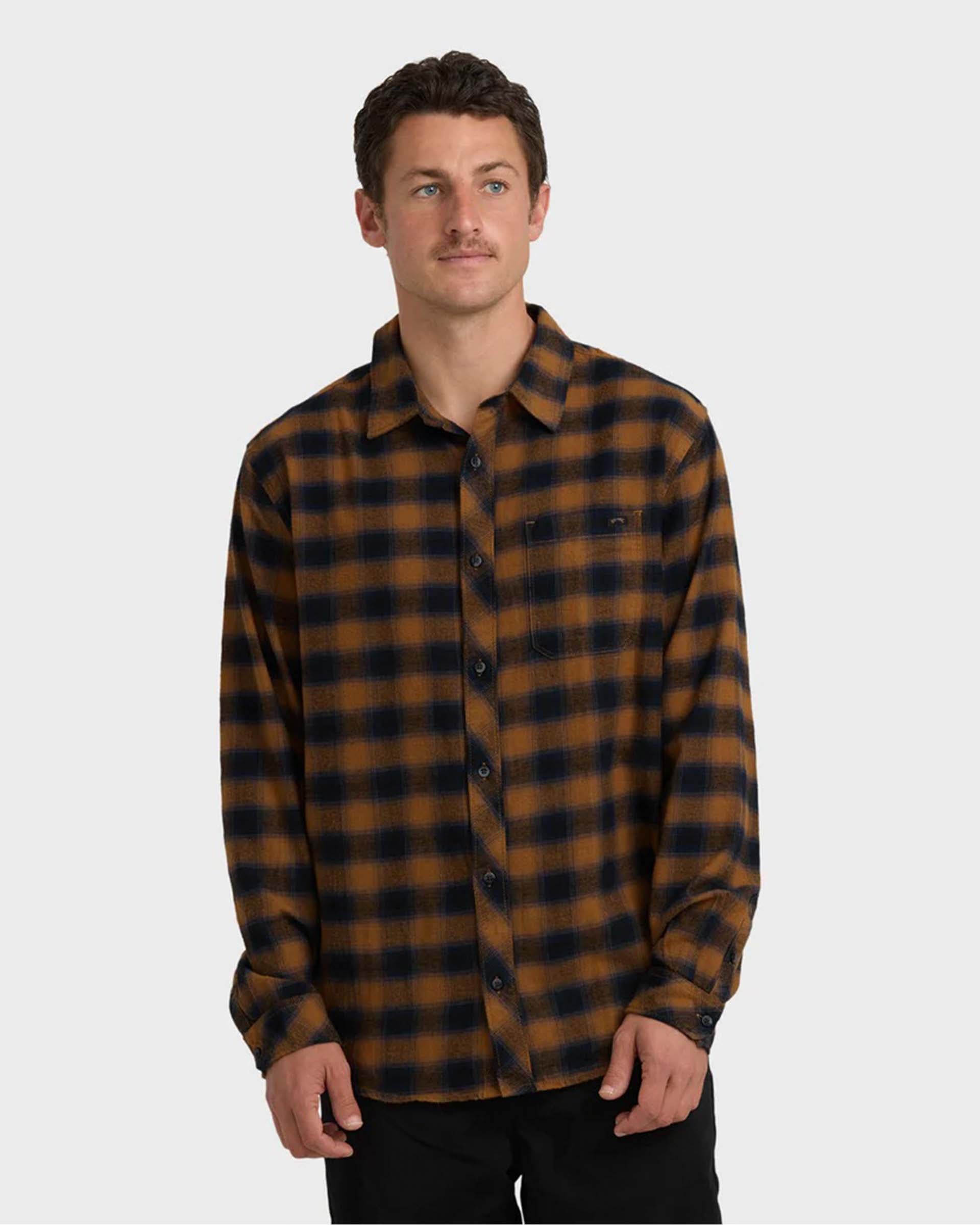Billabong Coastline Flannel - Tobacco