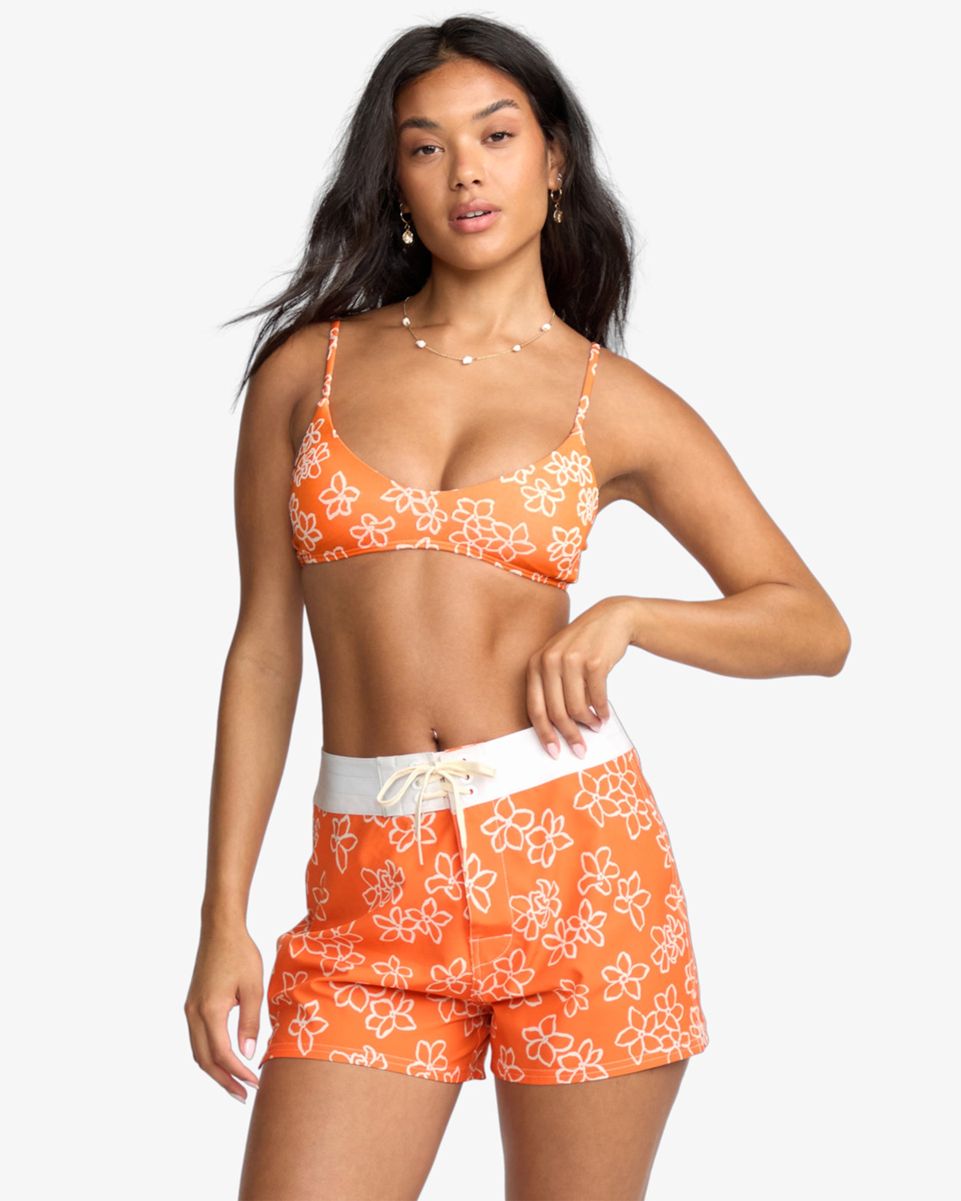 Josie Have It All Boardshort - Orange Pop