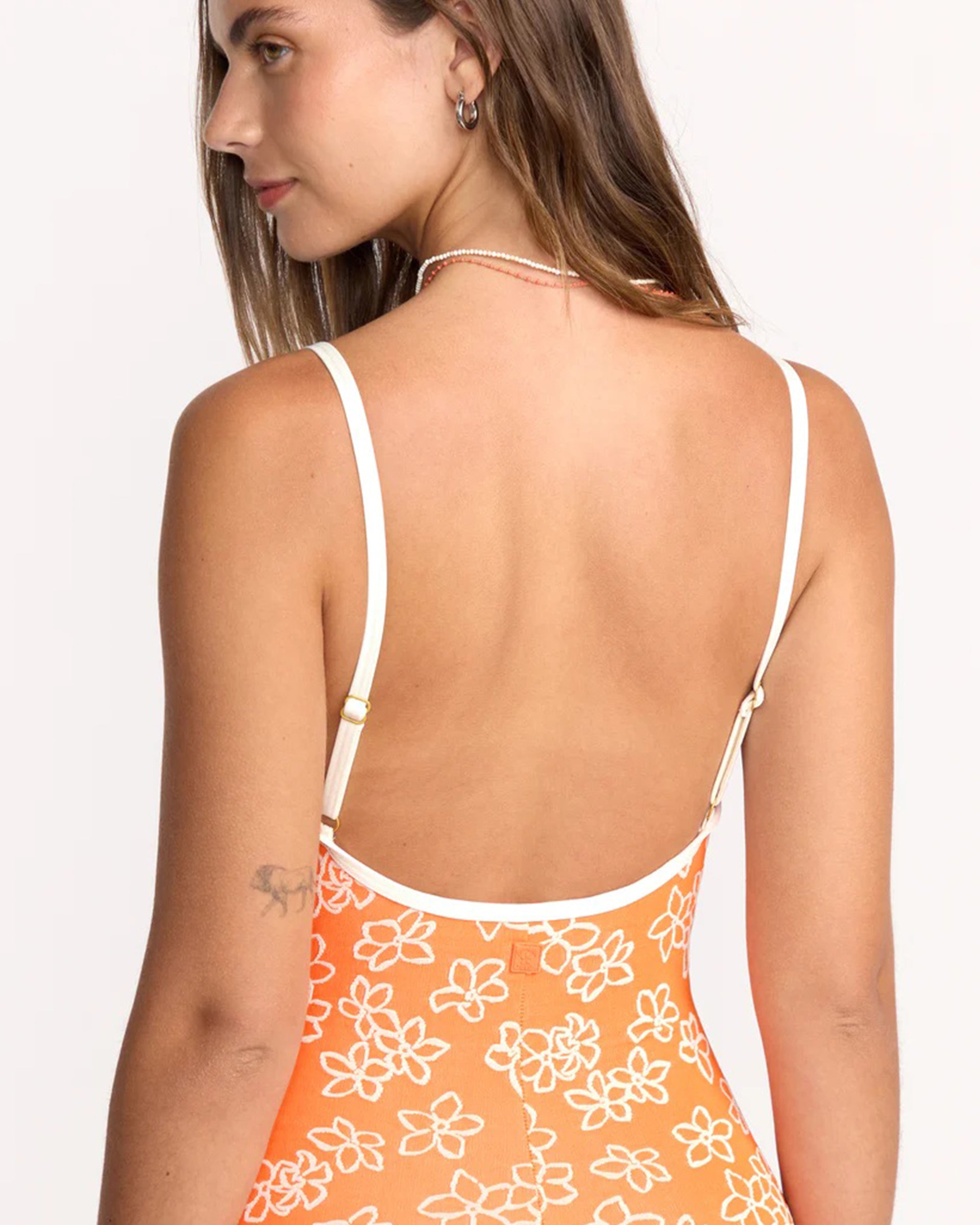 Billabong Women's Josie Have It All Boyshort Surfsuit - Orange Pop