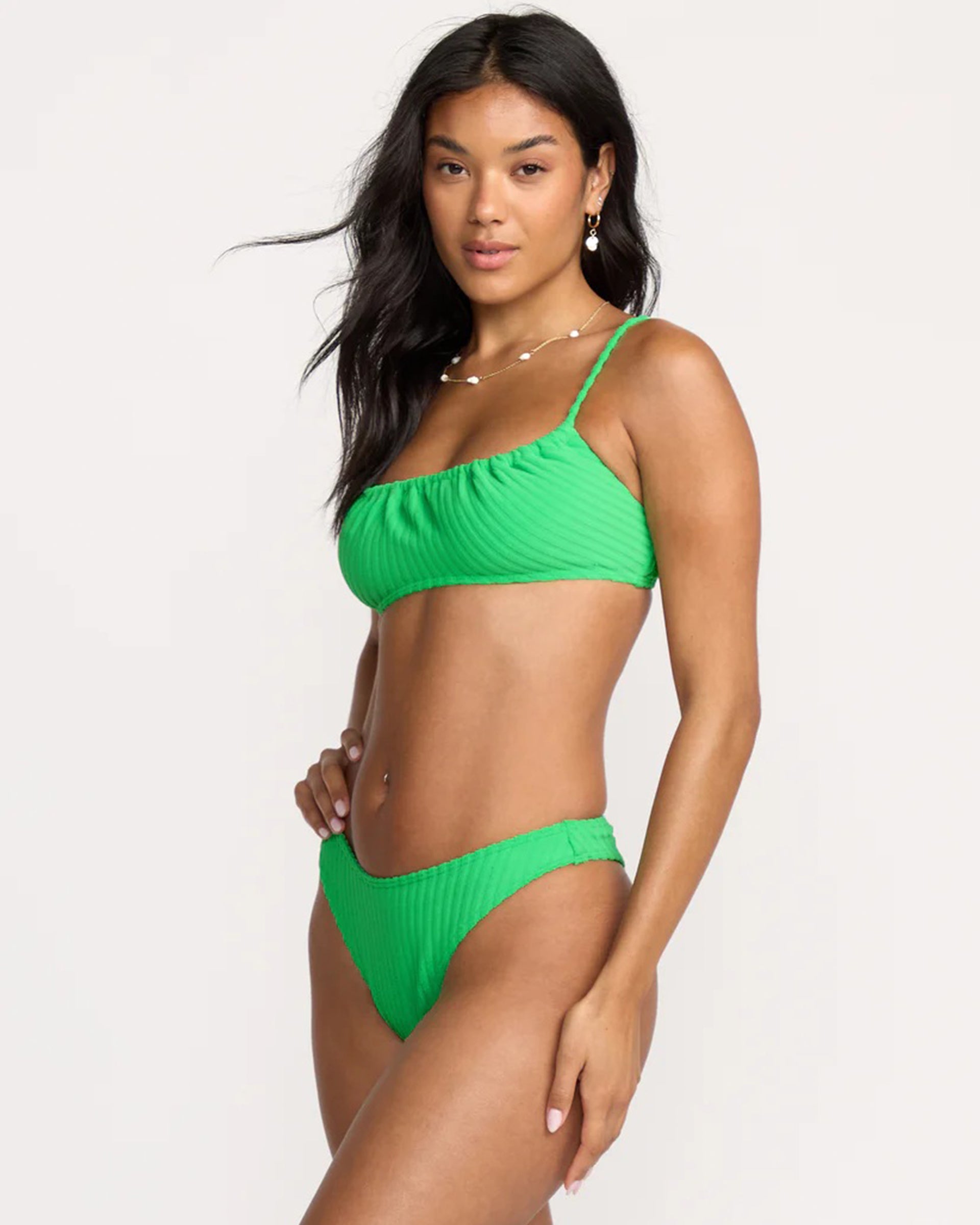 Billabong Women's Josie In The Loop Mila Bralette Bikini Top - Jungle Green