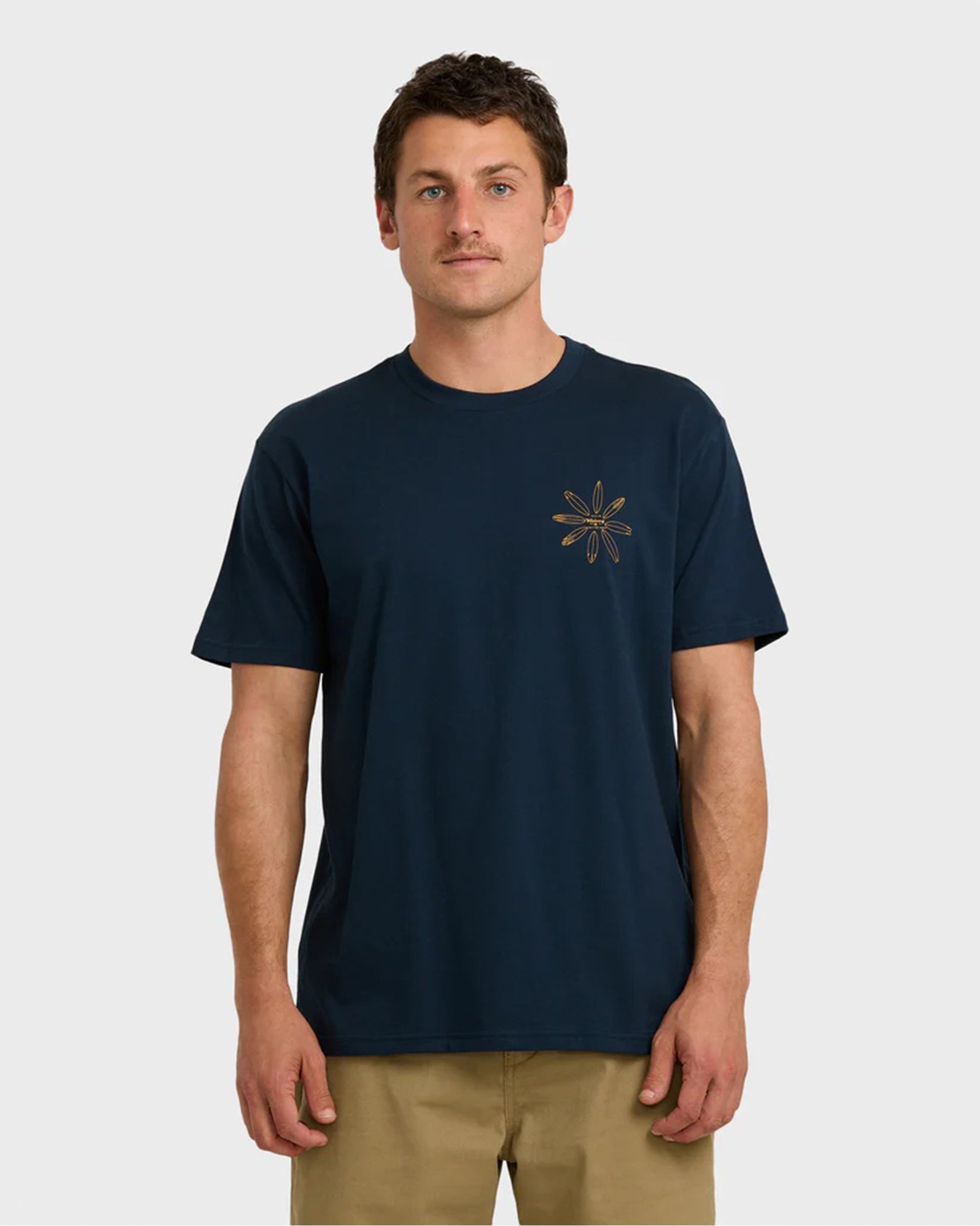Billabong Quiver Premium Short Sleeve T-Shirt - Navy