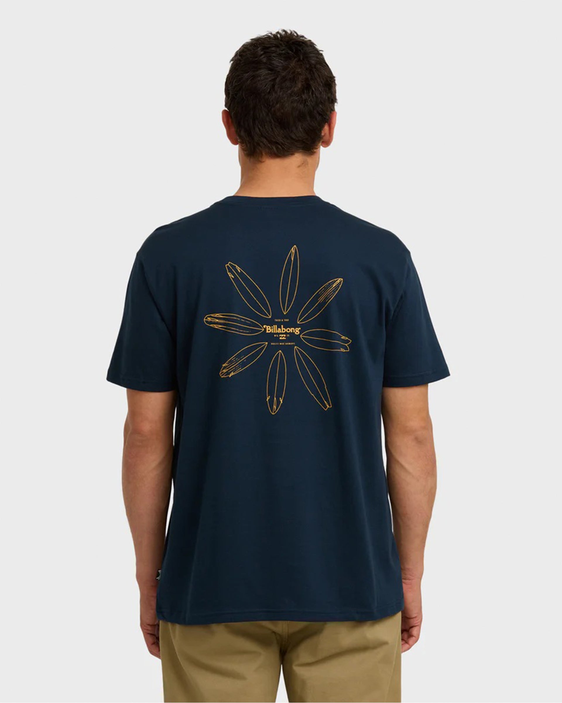Billabong Quiver Premium Short Sleeve T-Shirt - Navy
