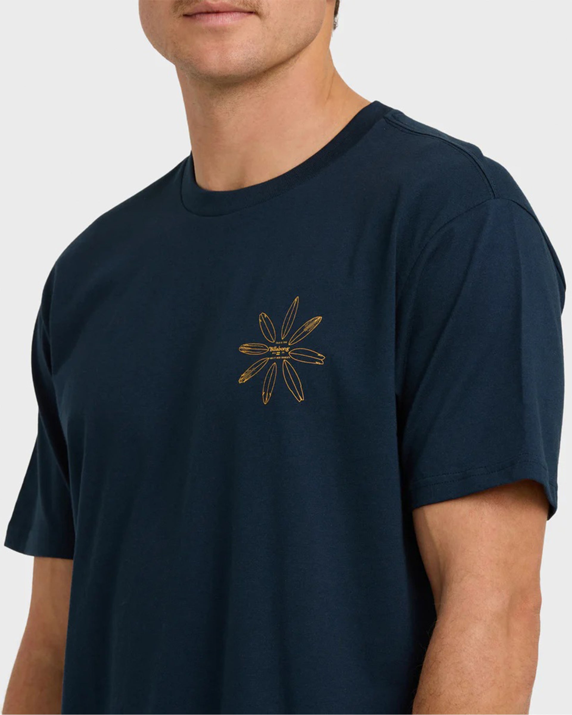 Billabong Quiver Premium Short Sleeve T-Shirt - Navy