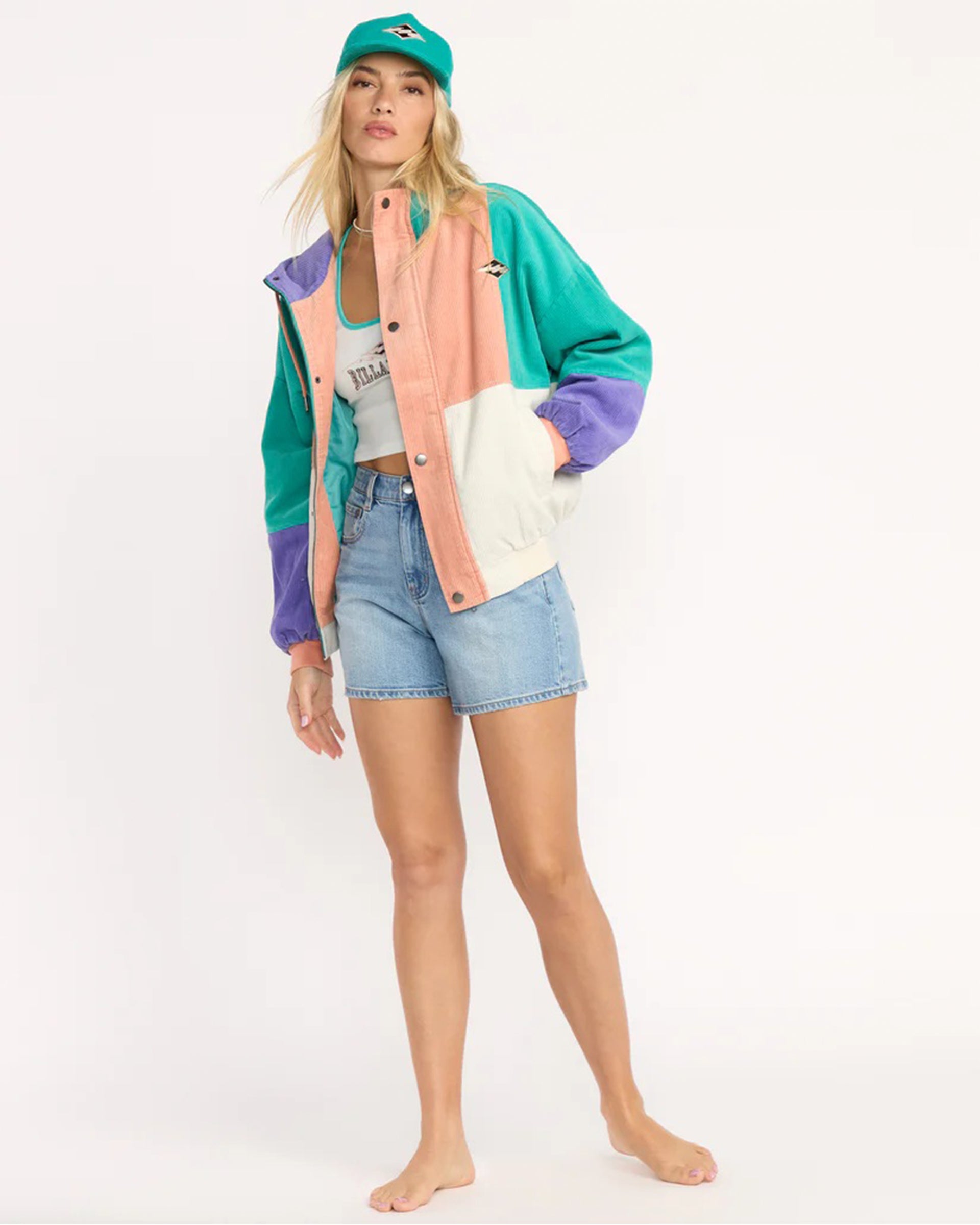 Billabong Women's Set The Tone Jacket - Aqua Haze