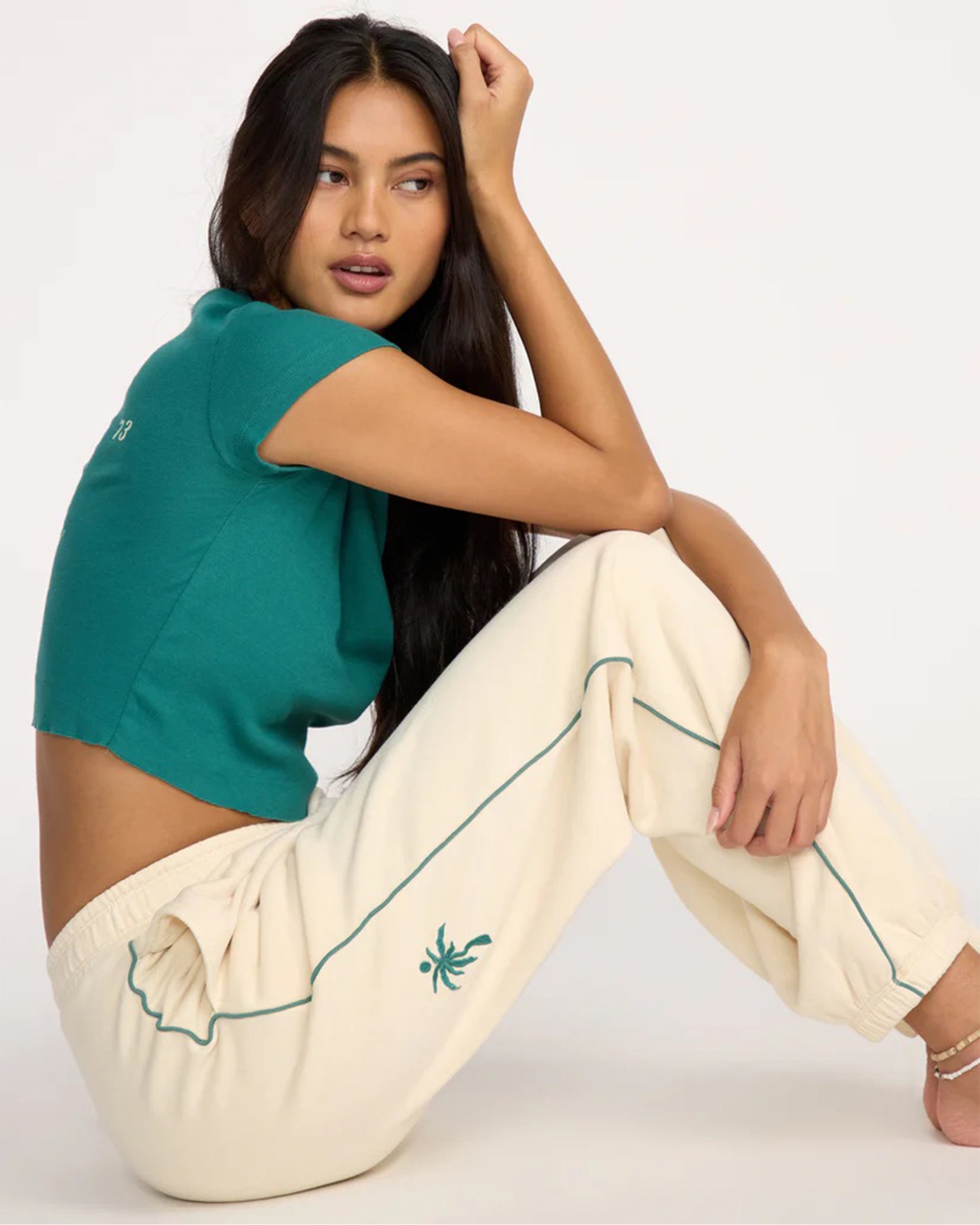 Billabong Women's Triple Palms Sweatpants - Whitecap