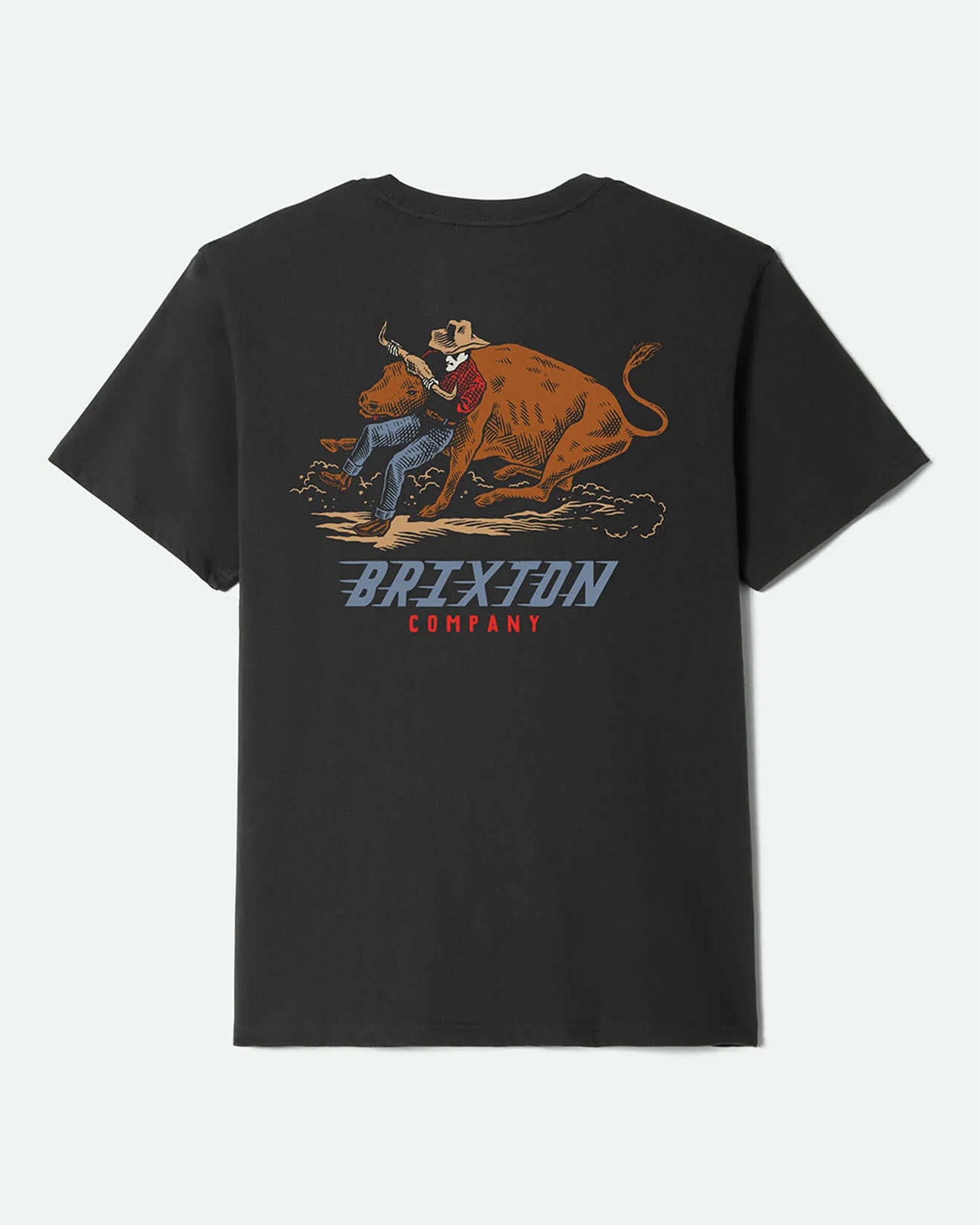 Brixton Bulldogger Short Sleeve Standard T-Shirt - Vintage Black