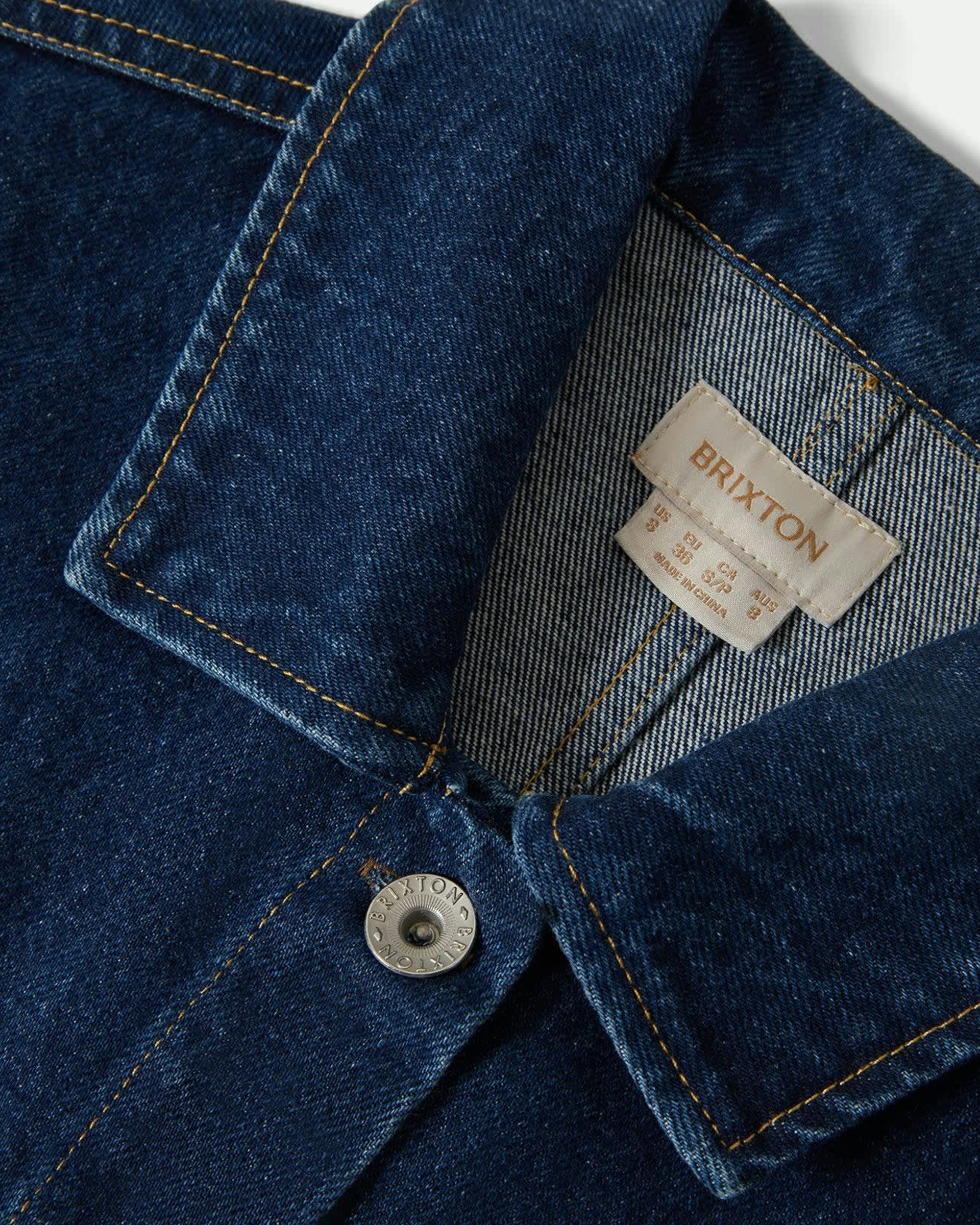 Brixton Women's Durham Shirt Jacket - Rinse Denim