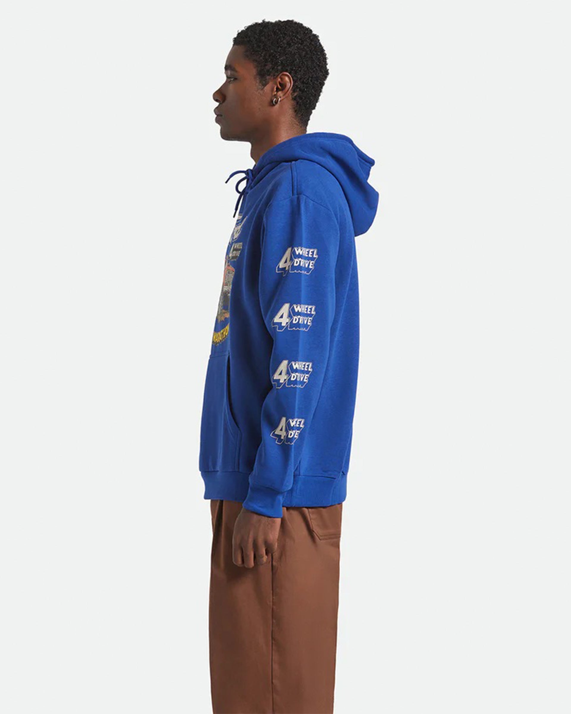 Brixton x Ford Mud Marathon Fleece Hoodie - Ford Blue