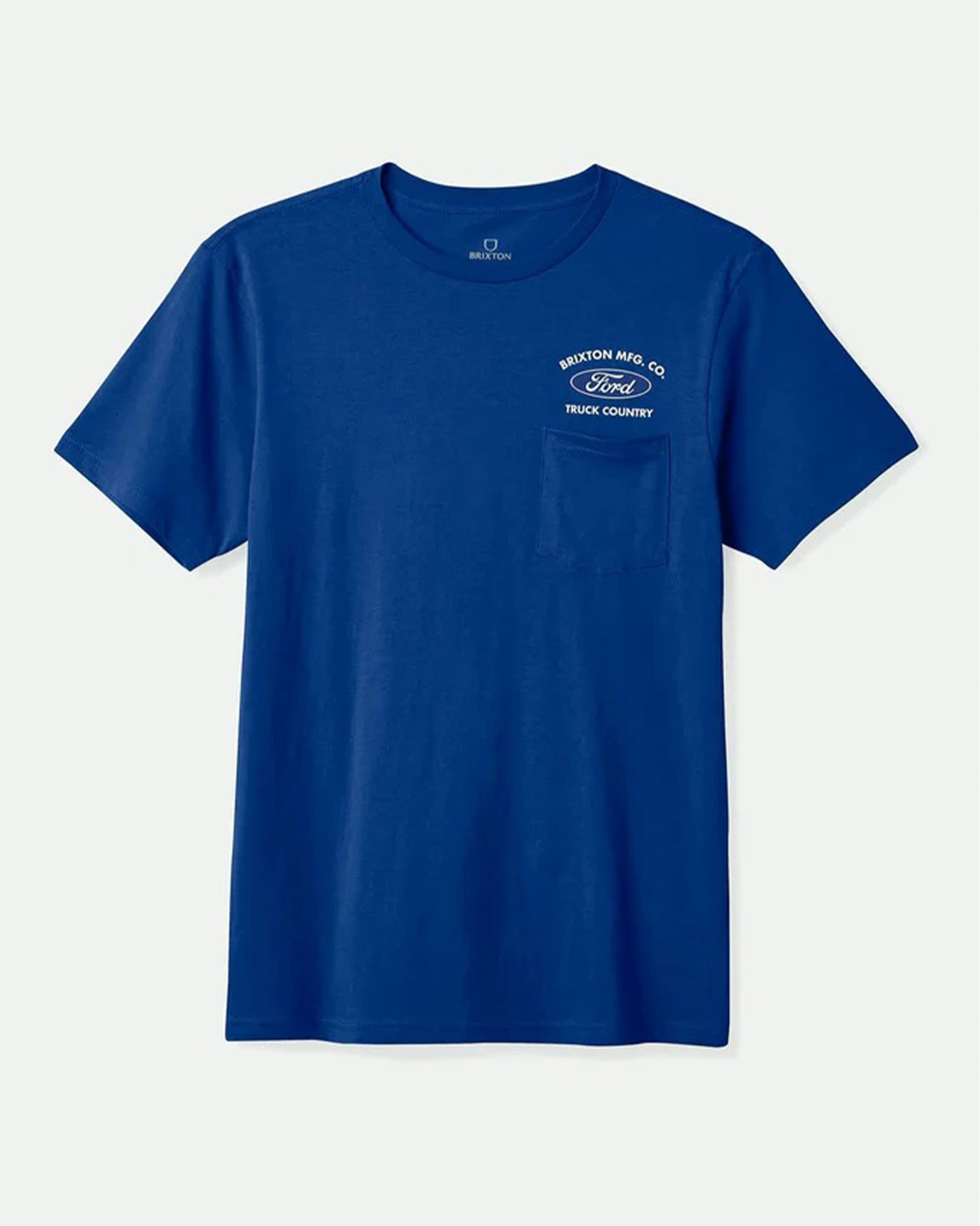 Brixton x Ford Truck Country S/S Pocket T-Shirt - Ford Blue