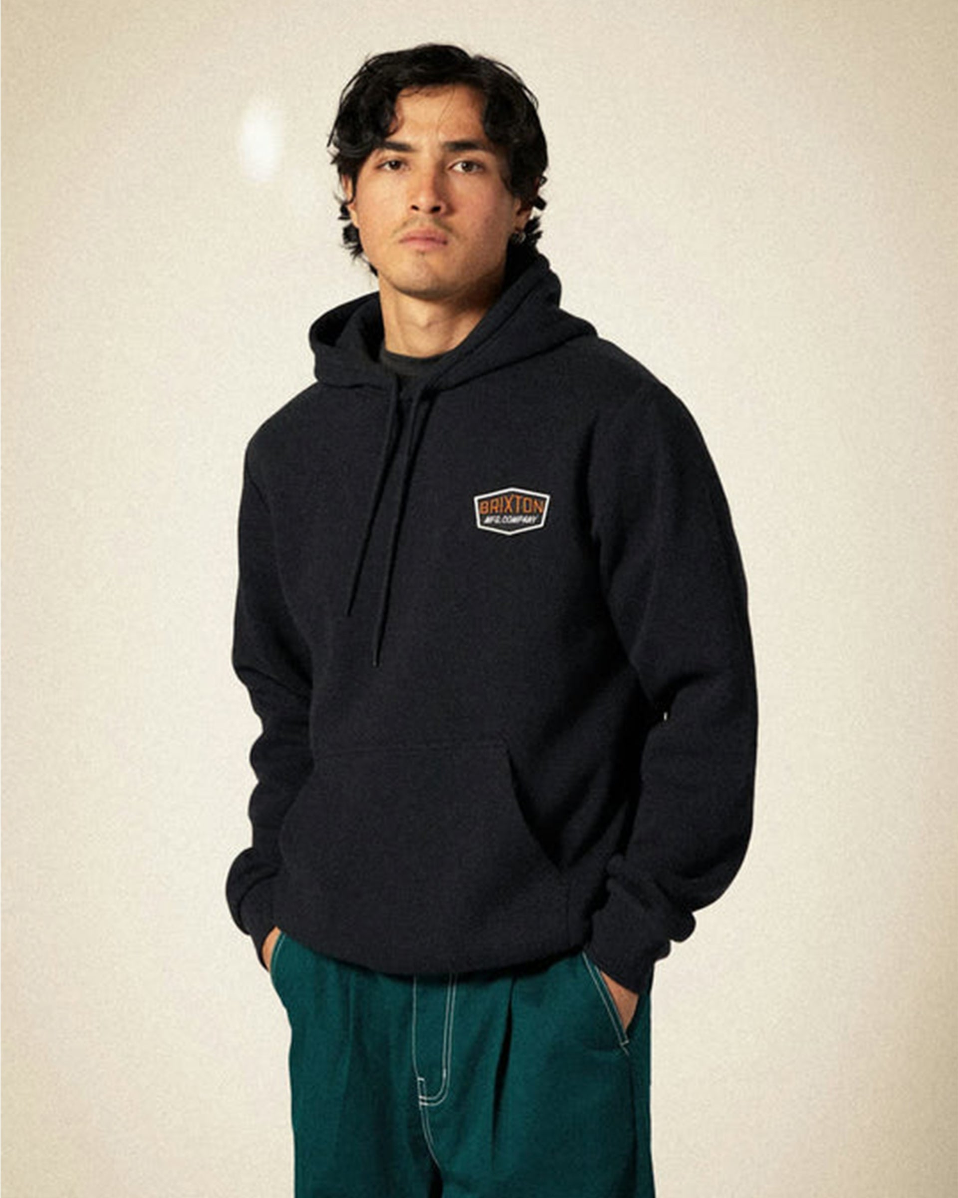 Brixton Freeman Hoodie - Black