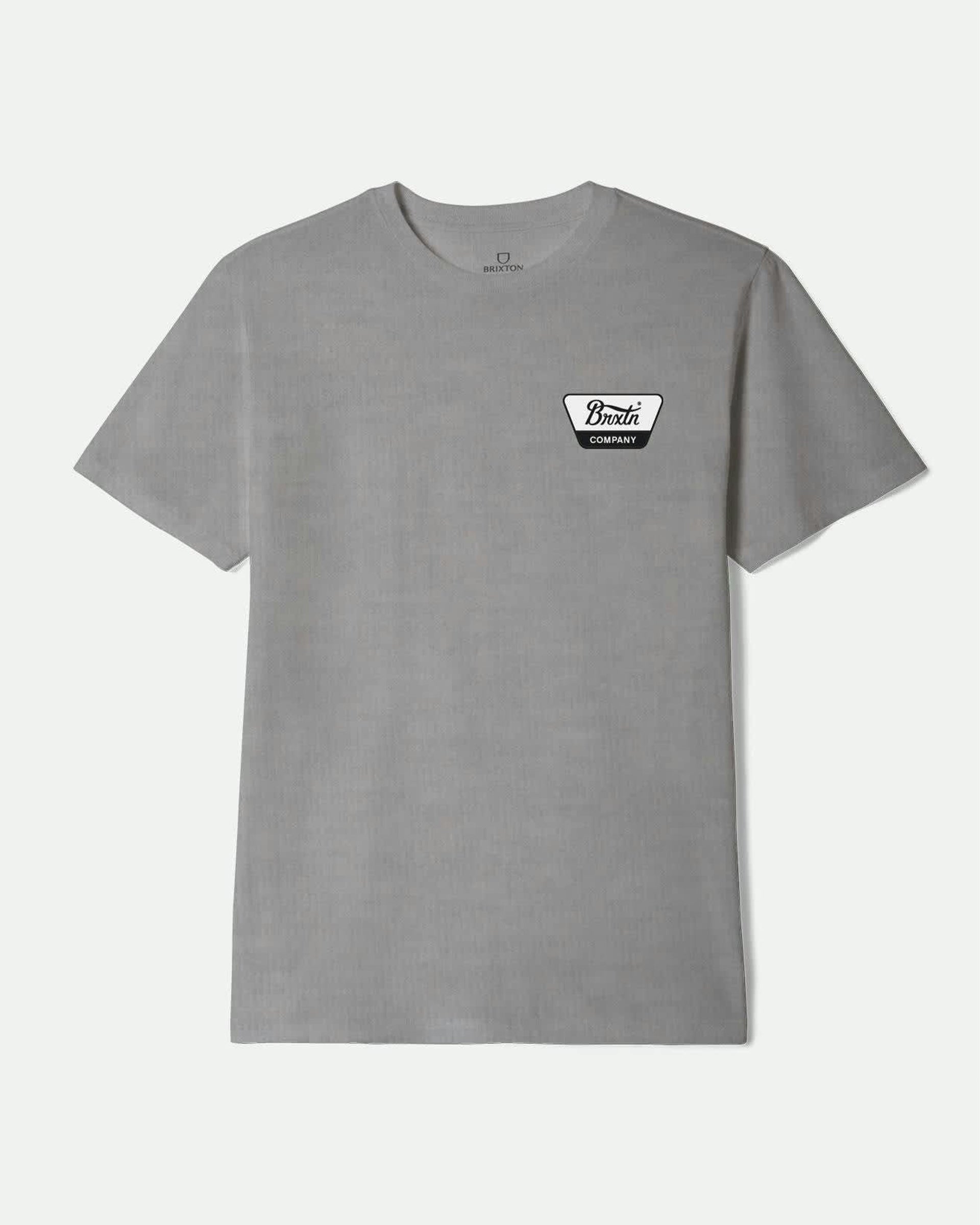 Linwood S/S Standard T-Shirt - Heather Grey/Off White/Black