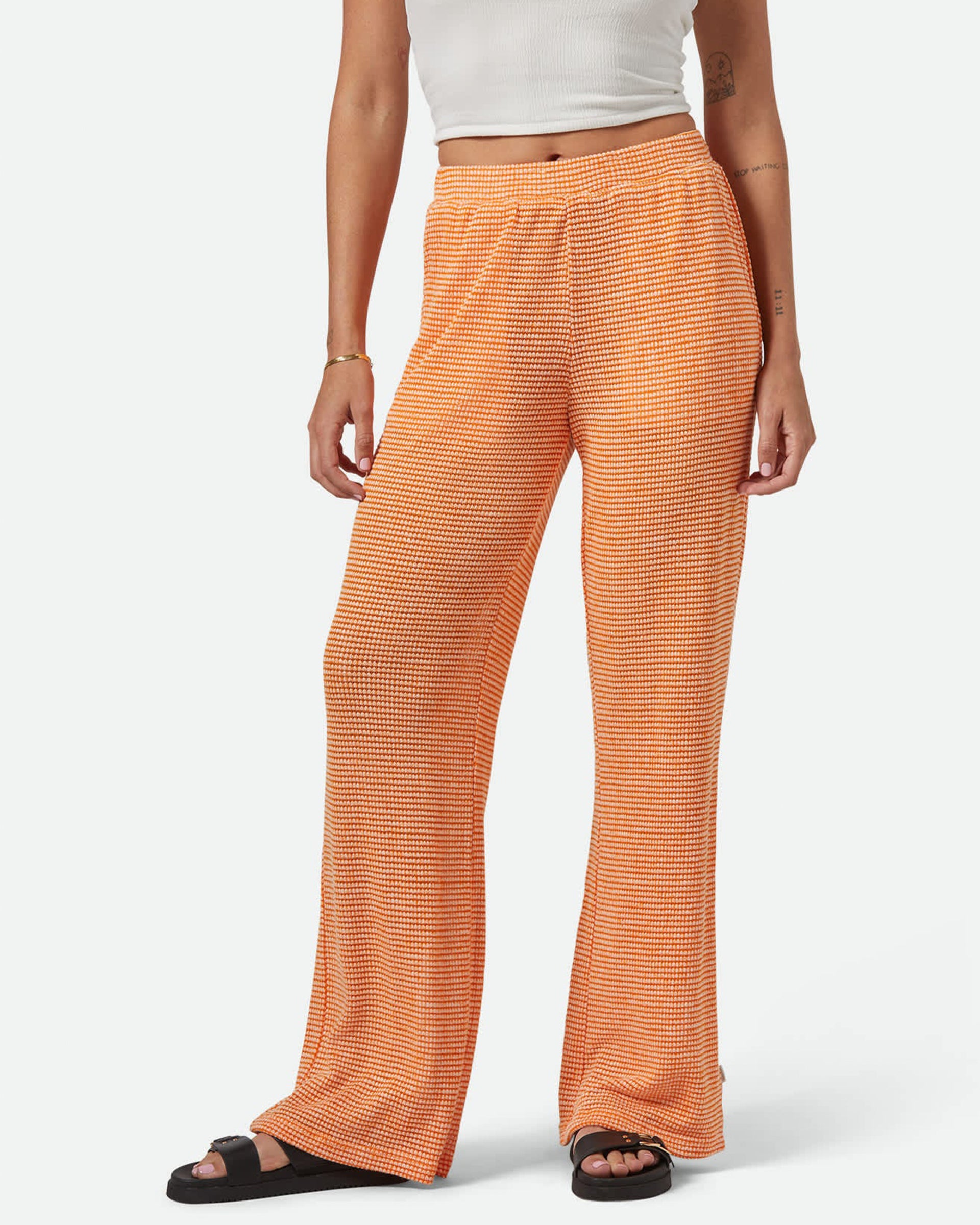 Brixton Women's Maude Mesh Lounge Pant - Tangerine