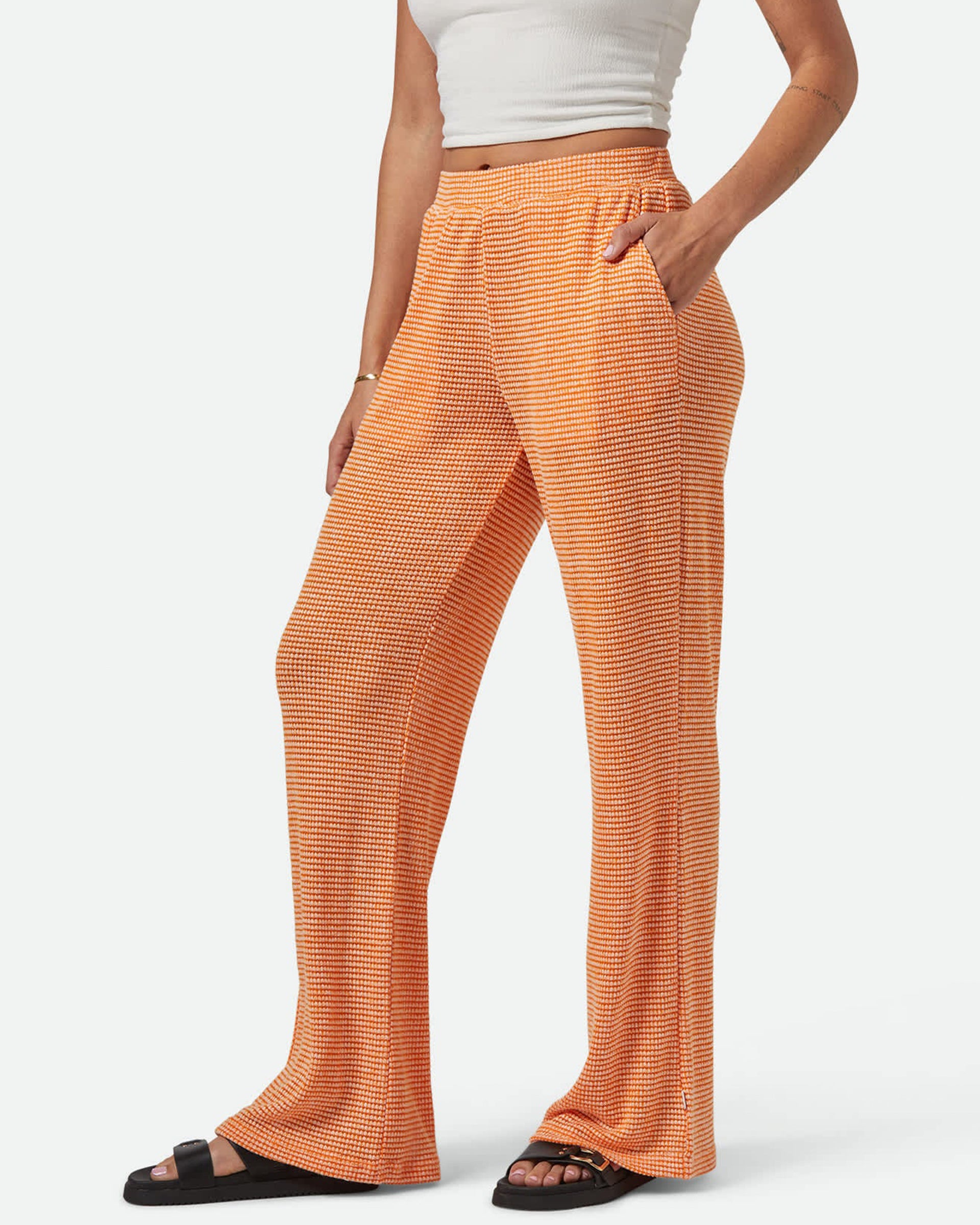 Brixton Women's Maude Mesh Lounge Pant - Tangerine