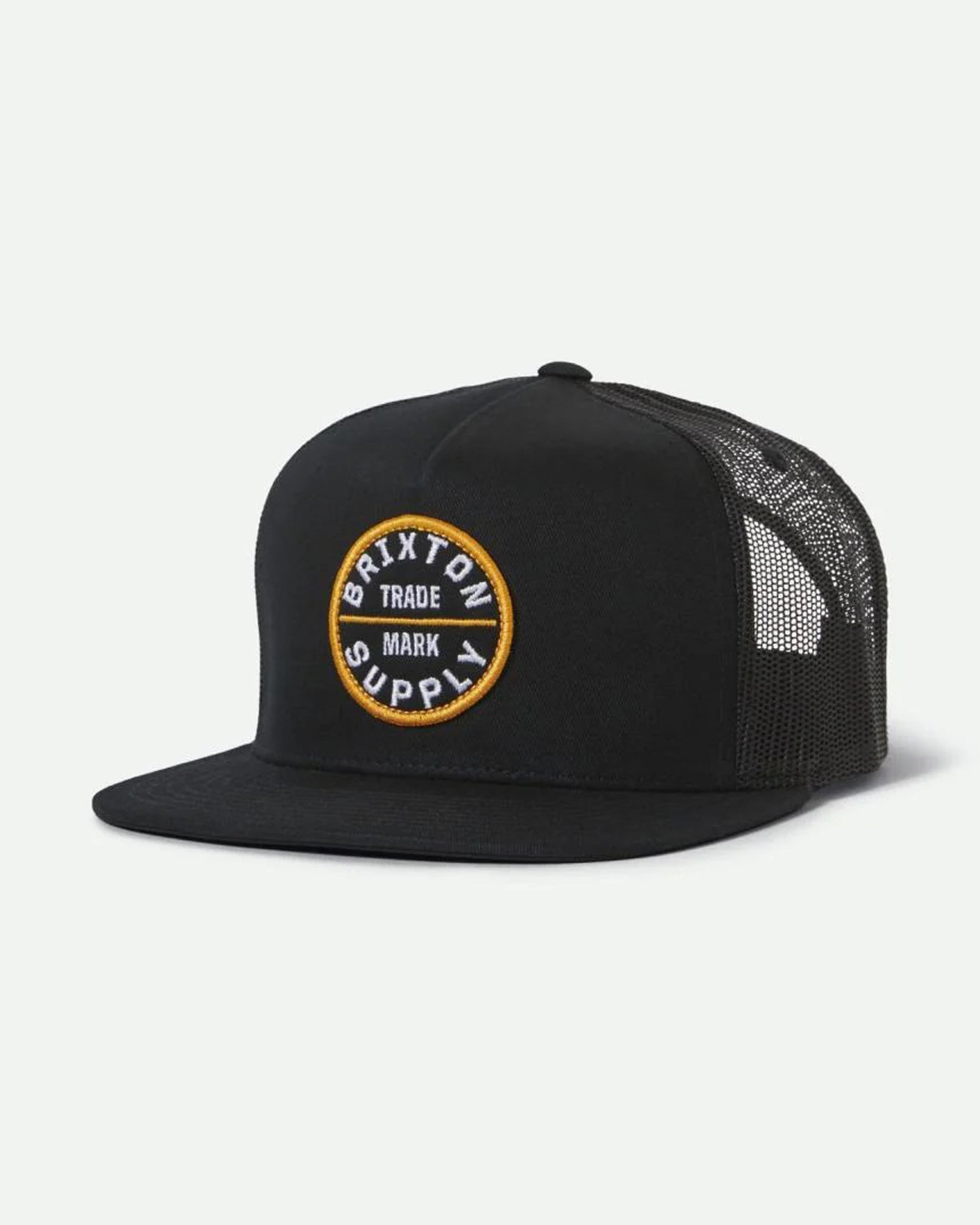 Brixton Oath MP Trucker Hat - Black/Black