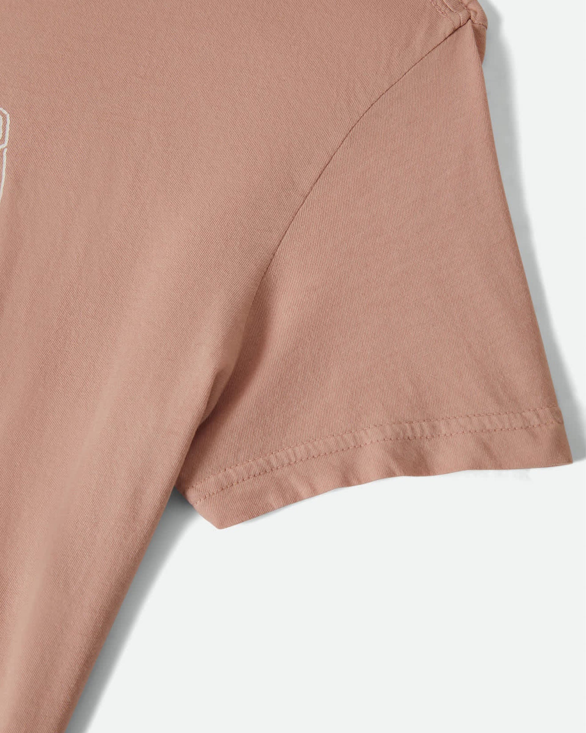 Brixton Women's Pony Club Slim Crew S/S T-Shirt - Silver Pink