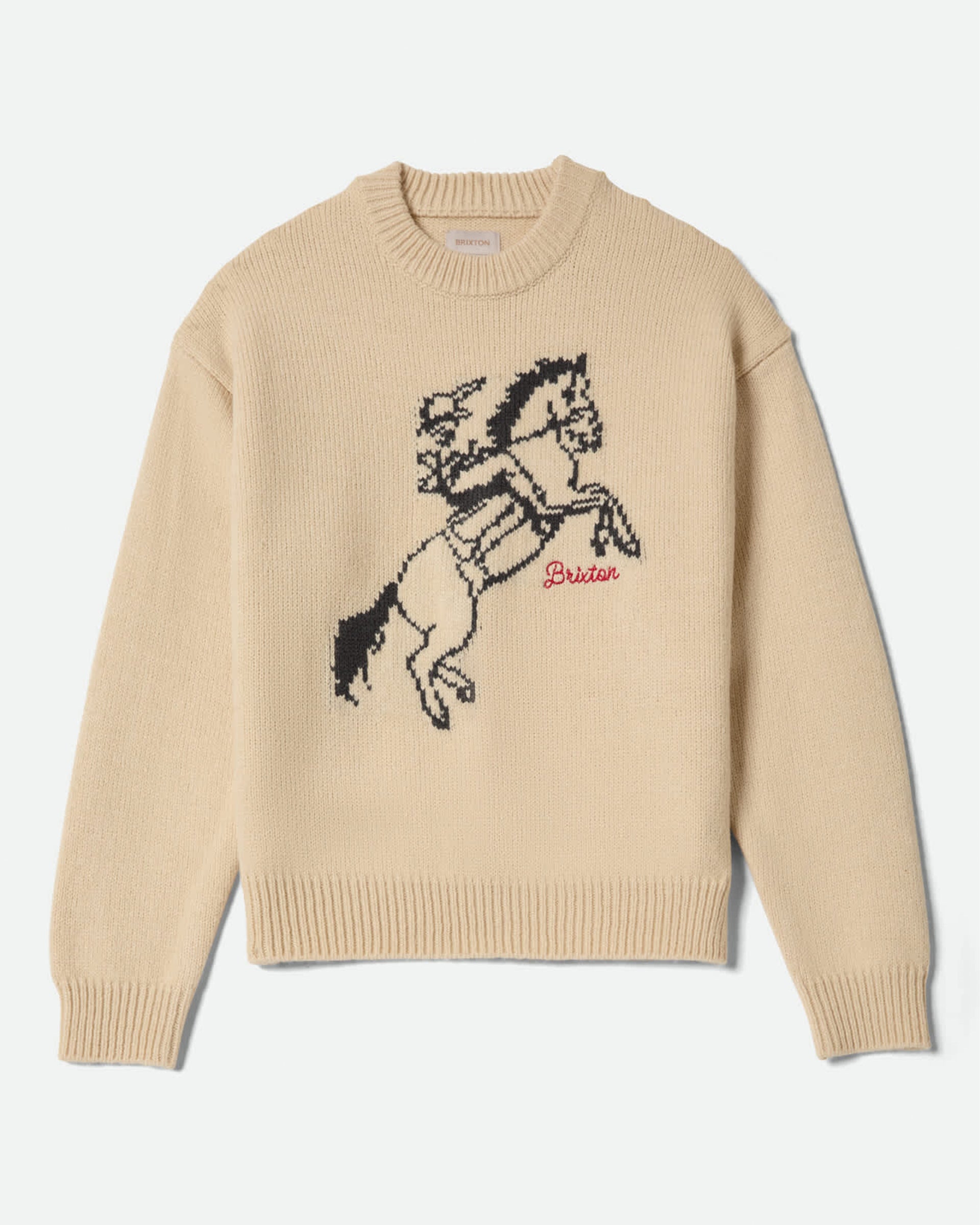 Brixton Women's Ranching Club Crew Sweater - Whitecap