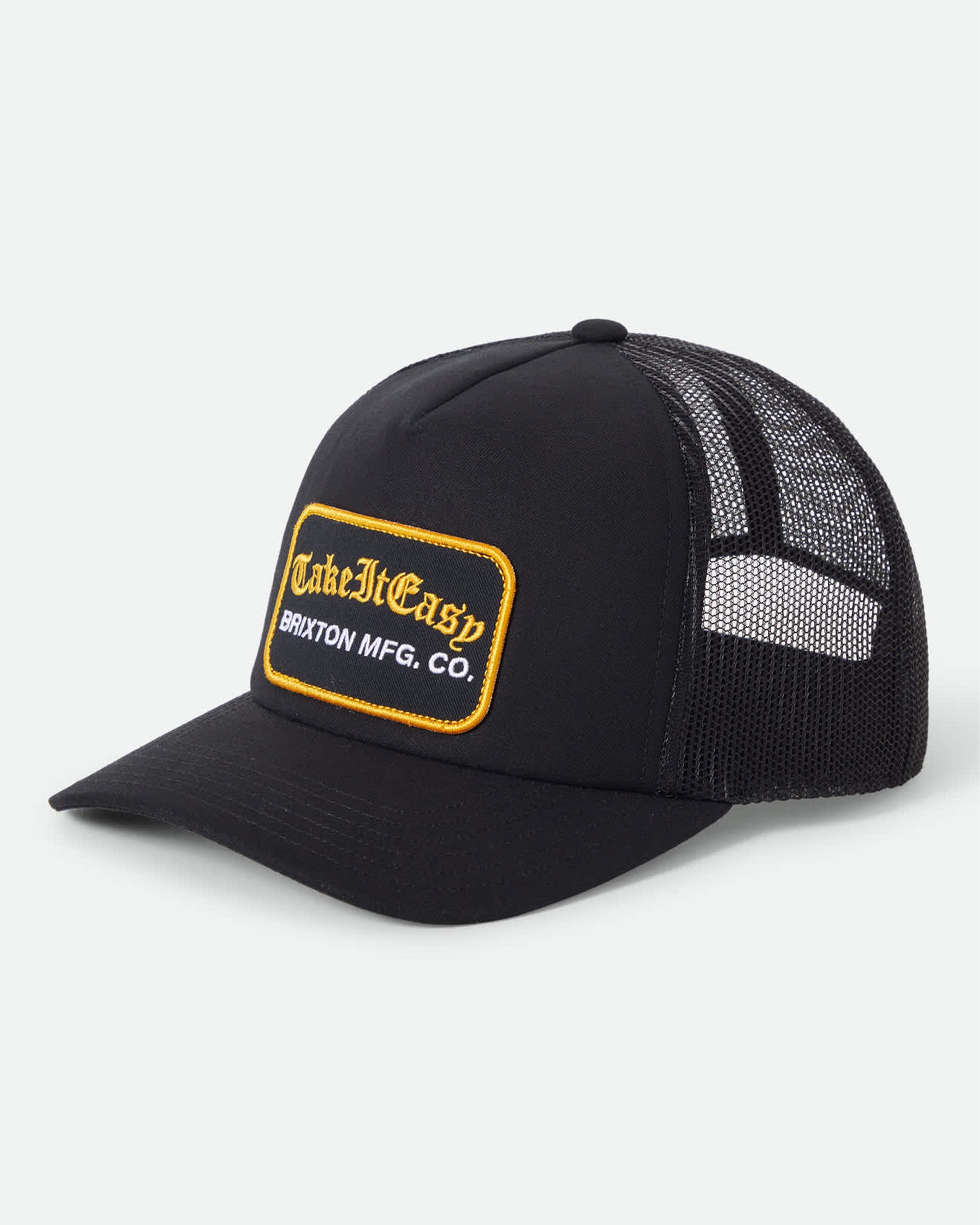 Brixton Take It Easy Netplus Trucker Hat - Washed Black
