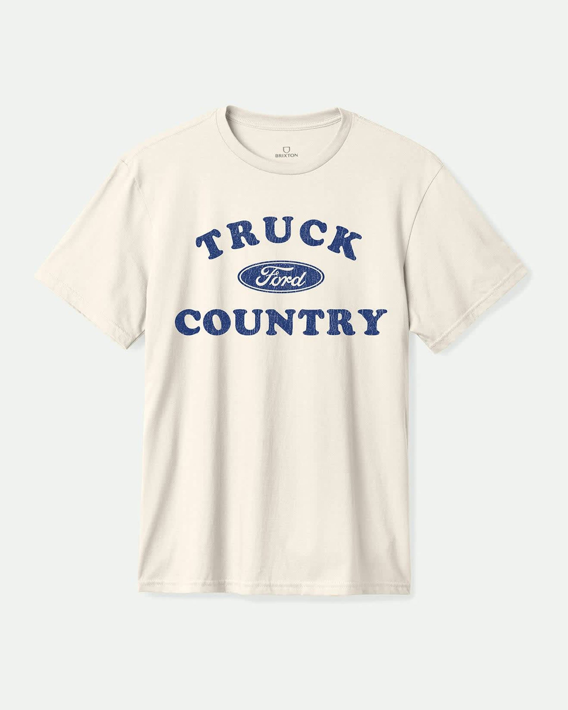 Brixton x Ford Truck Country Short Sleeve Standard T-Shirt - Wimbledon White