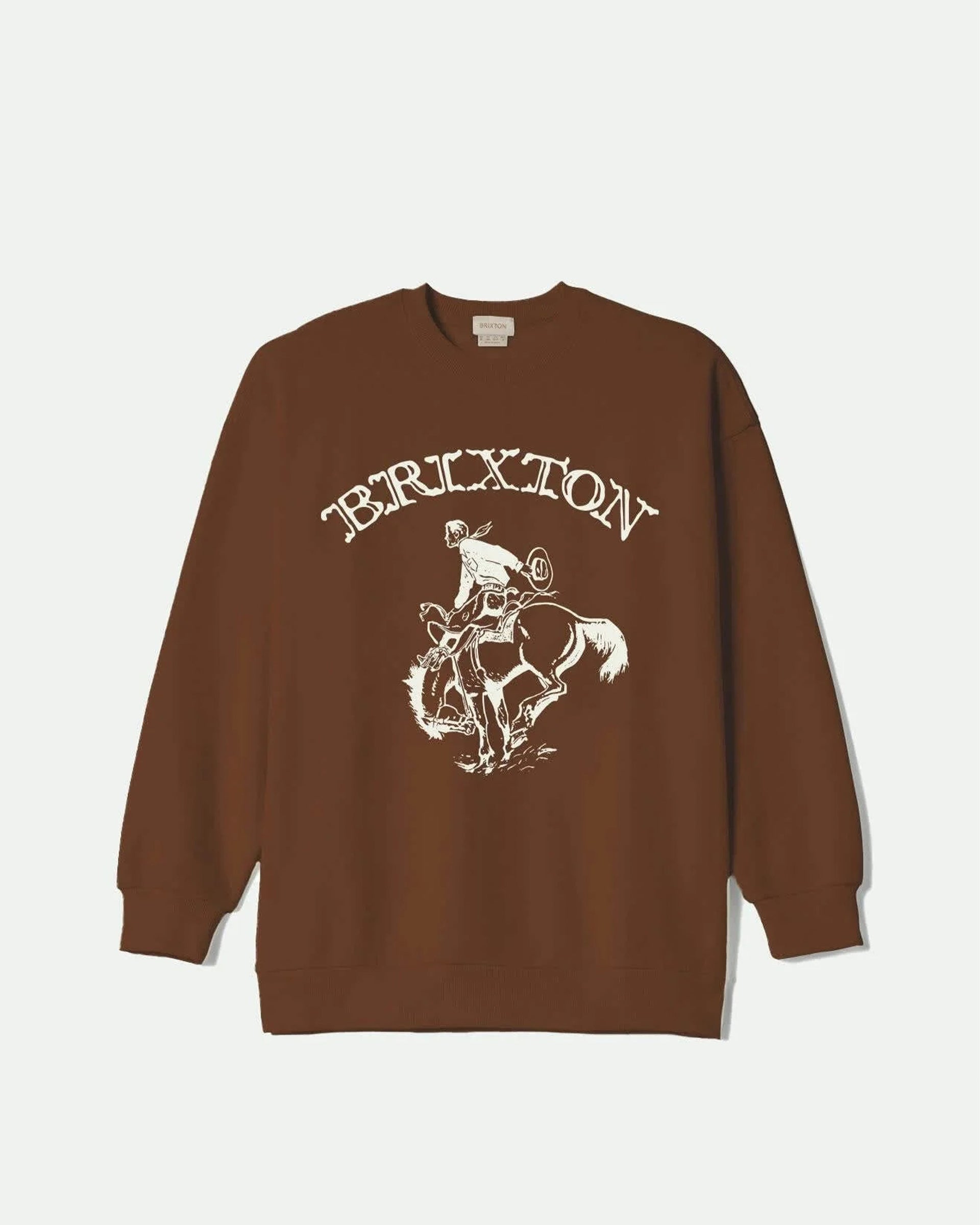 Brixton Women's Western Crewneck Sweatshirt - Sepia