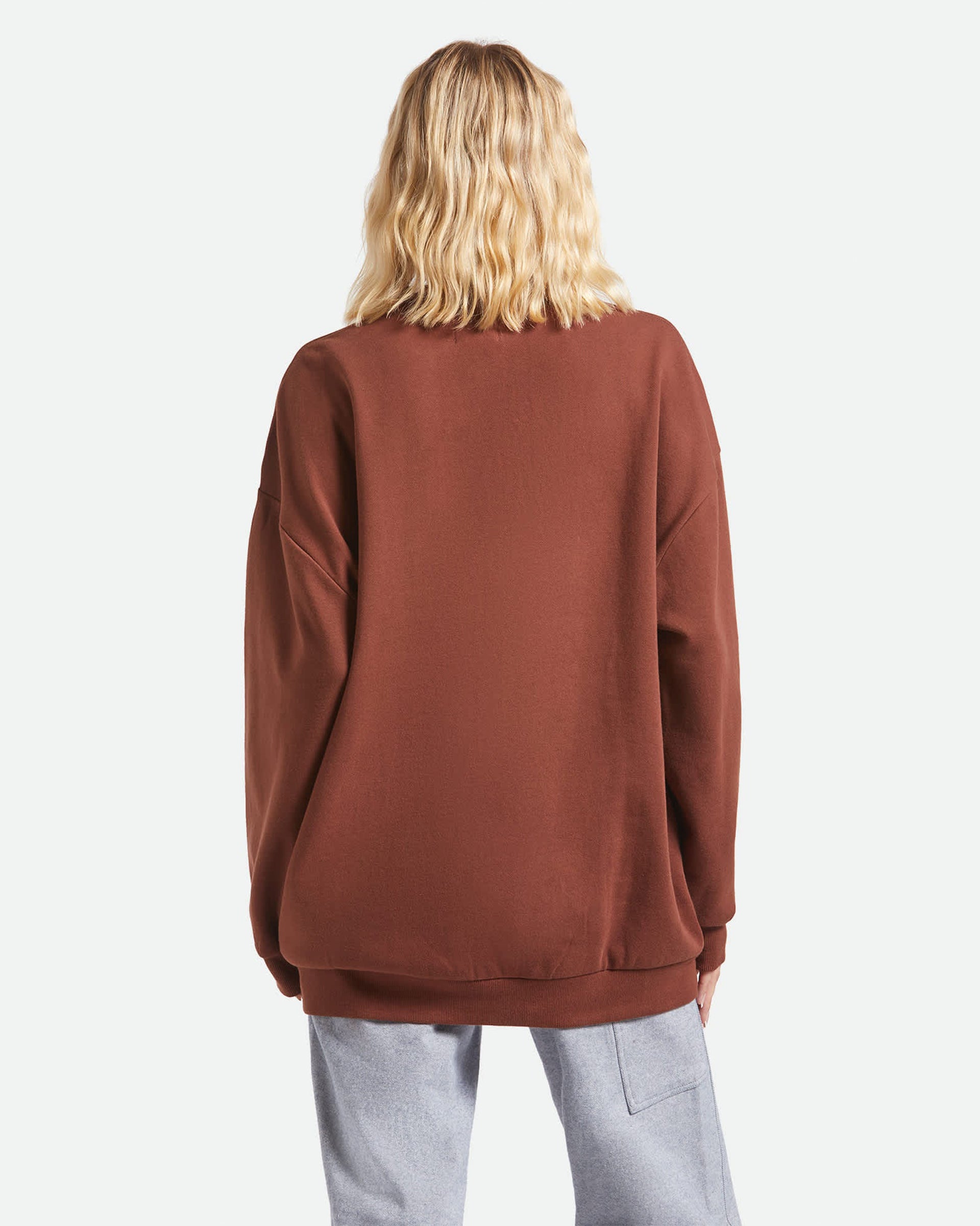 Brixton Women's Western Crewneck Sweatshirt - Sepia