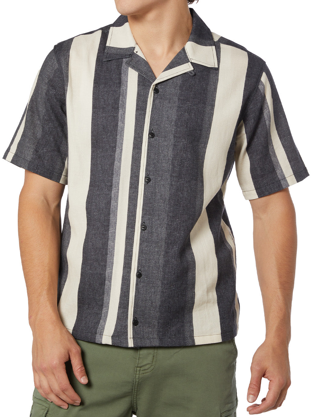 Ezekiel Men's Badger Camp Shirt - Black